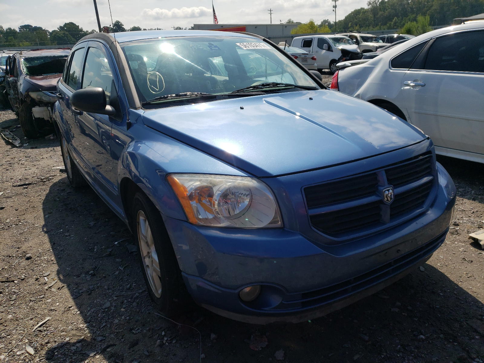 DODGE CALIBER SX 2007 with VIN 1B3HB48B67D408467 - Photo from auction