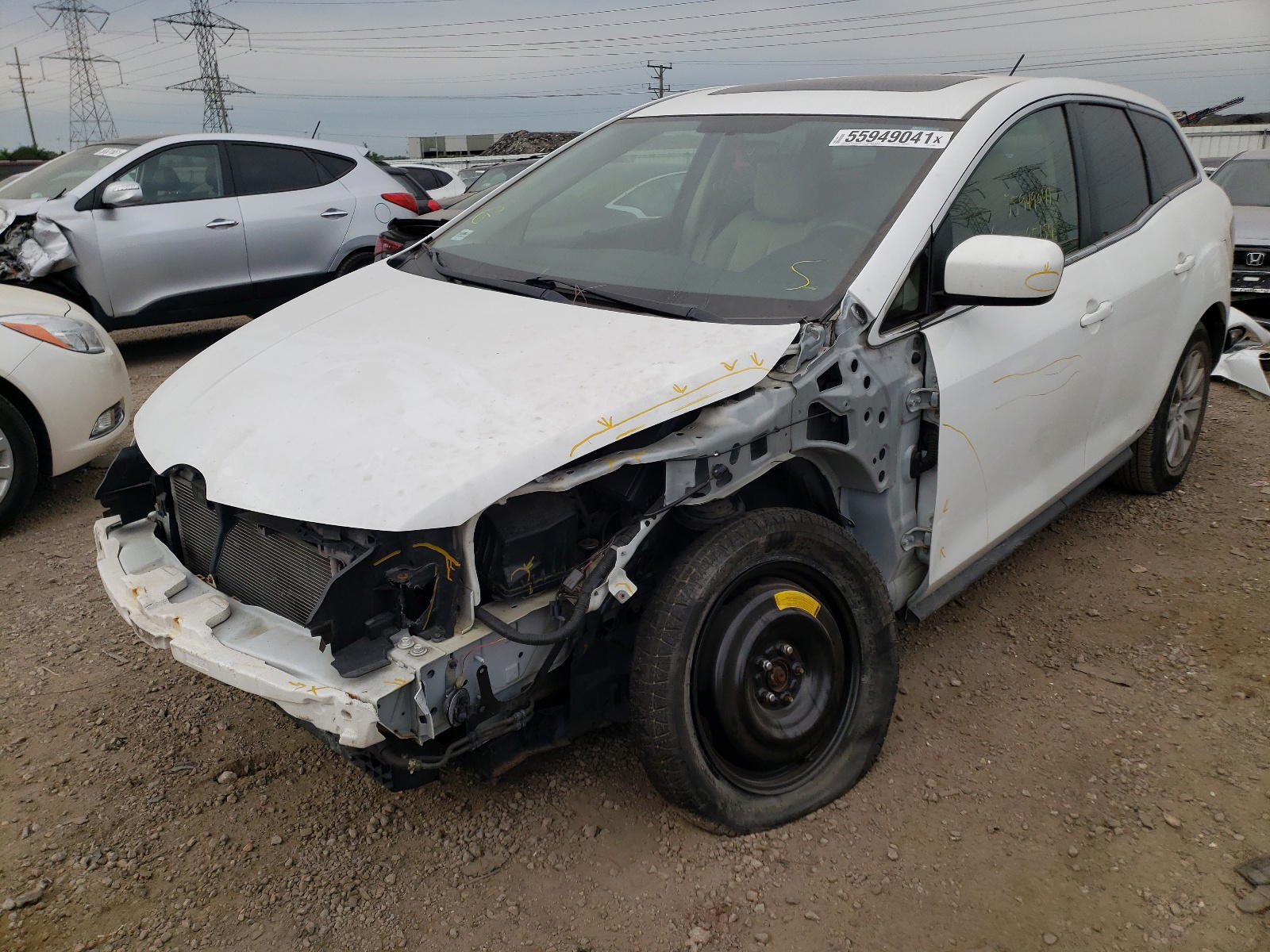 Photo 2 from auction – 2012 MAZDA CX-7 with VIN JM3ER2BM2C0419907