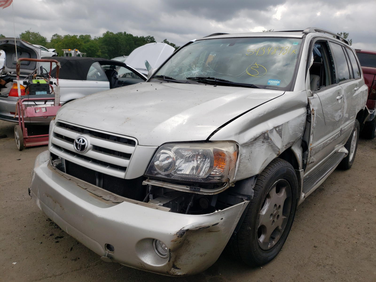 Photo 2 from auction – 2006 TOYOTA HIGHLANDER with VIN JTEEP21A960179695