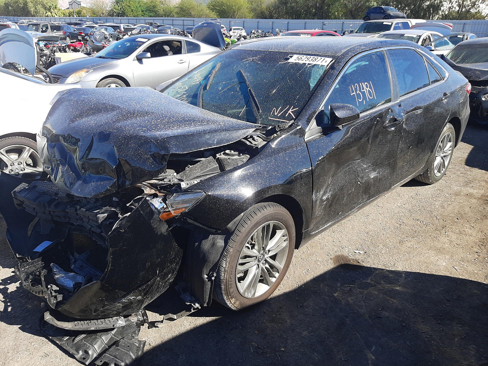 Photo 2 from auction – 2016 TOYOTA CAMRY LE with VIN 4T1BF1FK3GU255293