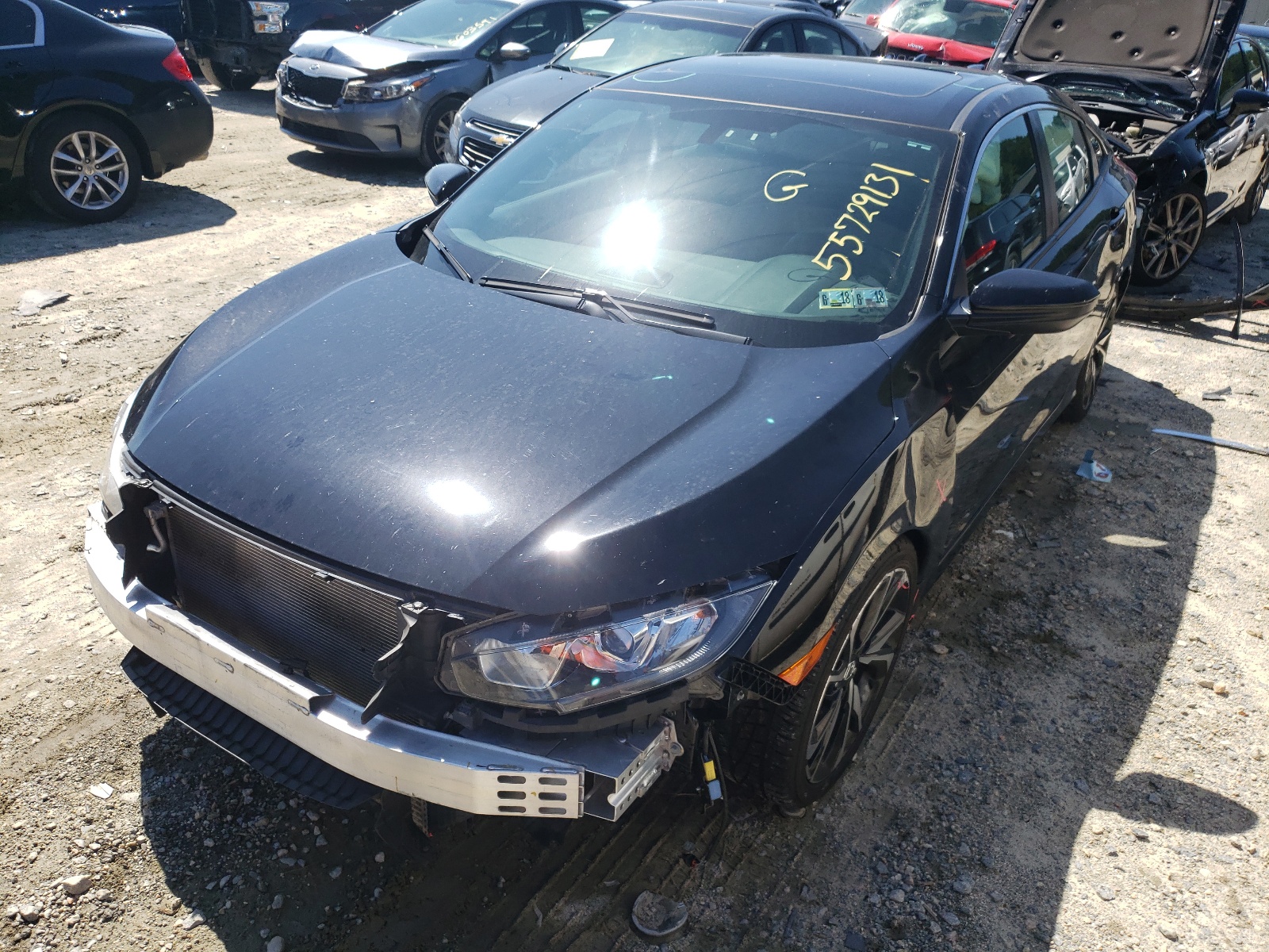 Photo 2 from auction – 2017 HONDA CIVIC SI with VIN 2HGFC1E55HH701931