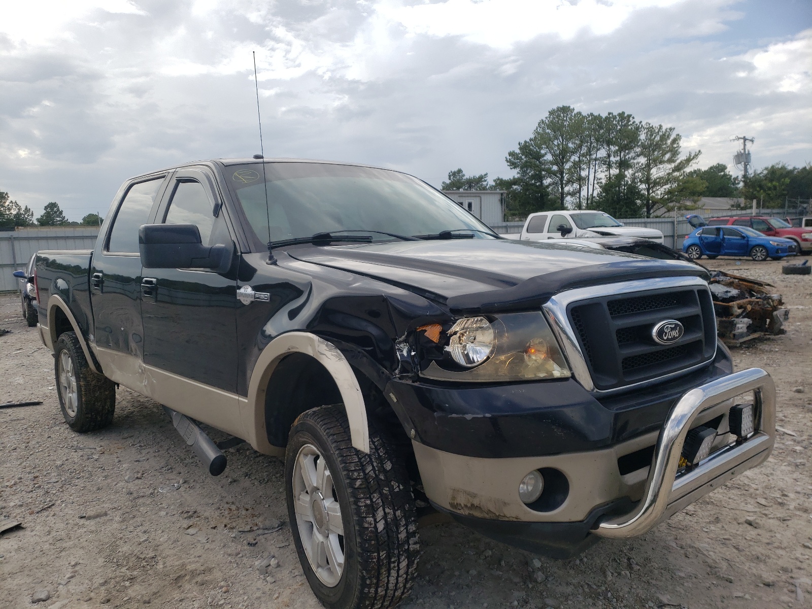 FORD F150 SUPER 2007 with VIN 1FTPW14V67KC75346 - Photo from auction