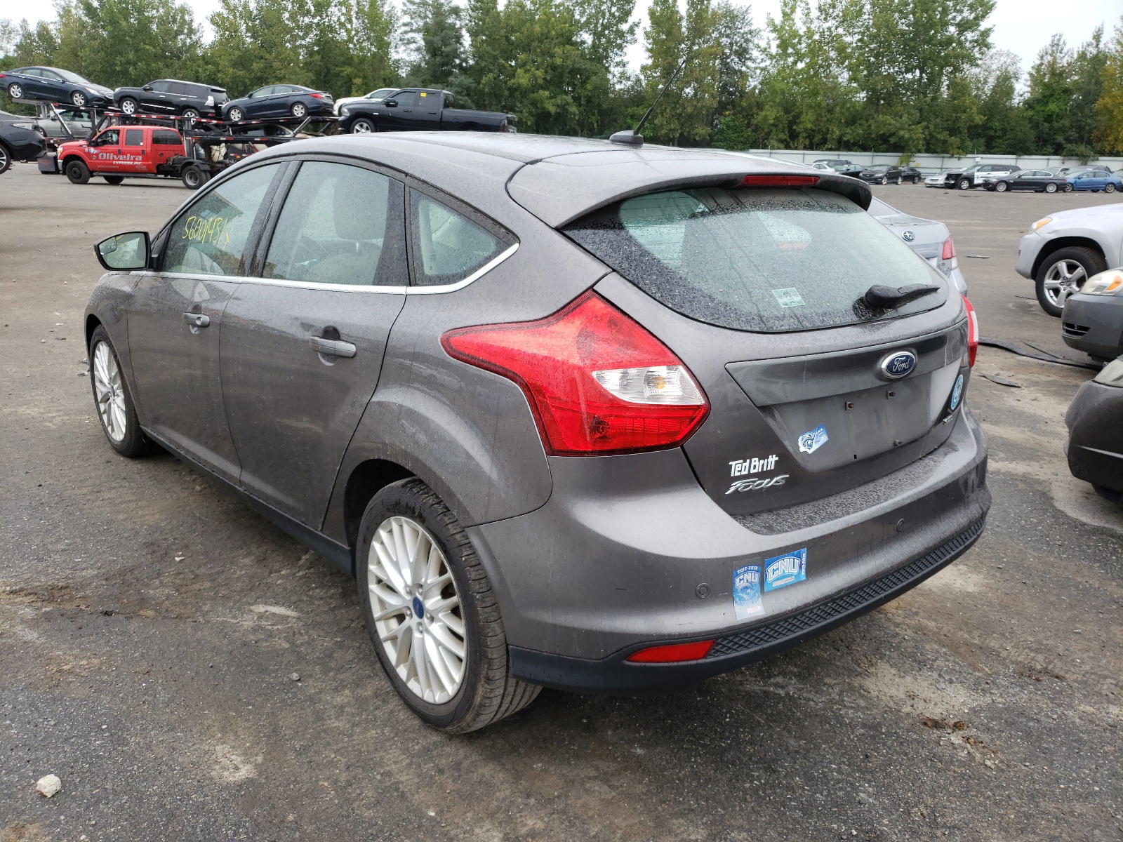 Photo 3 from auction – 2012 FORD FOCUS SEL with VIN 1FAHP3M24CL220195