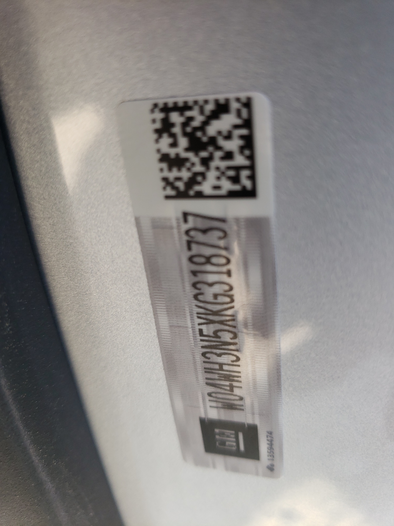 Photo 10 from auction – 2019 BUICK CASCADA PR with VIN W04WH3N5XKG318737