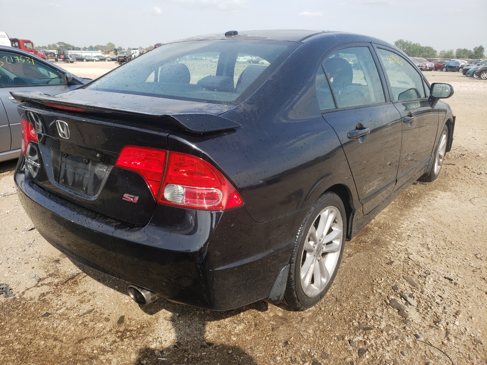 Photo 4 from auction – 2007 HONDA CIVIC SI with VIN 2HGFA55577H701411