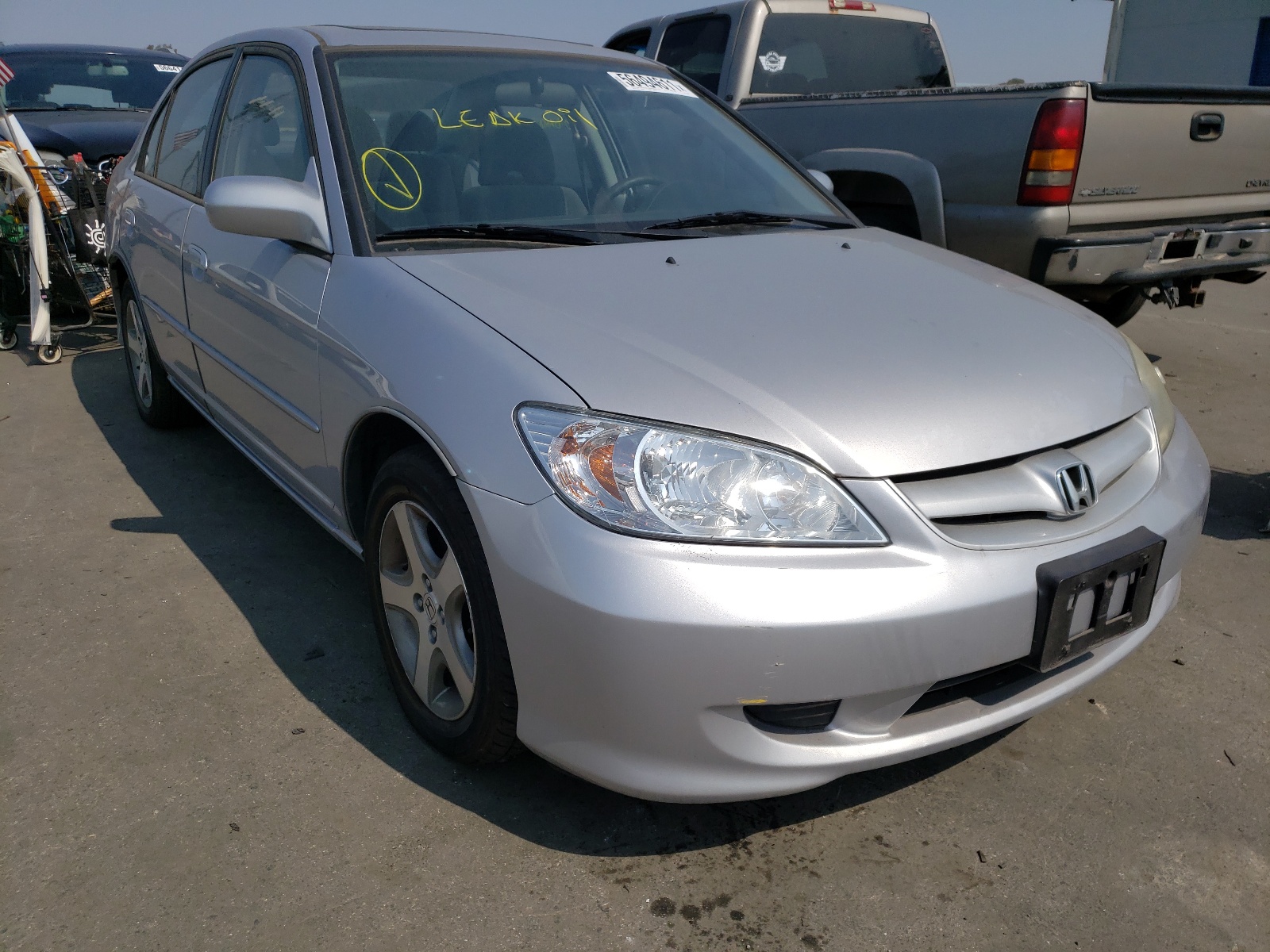 HONDA CIVIC EX 2004 with VIN 2HGES26774H558382 - Photo from auction