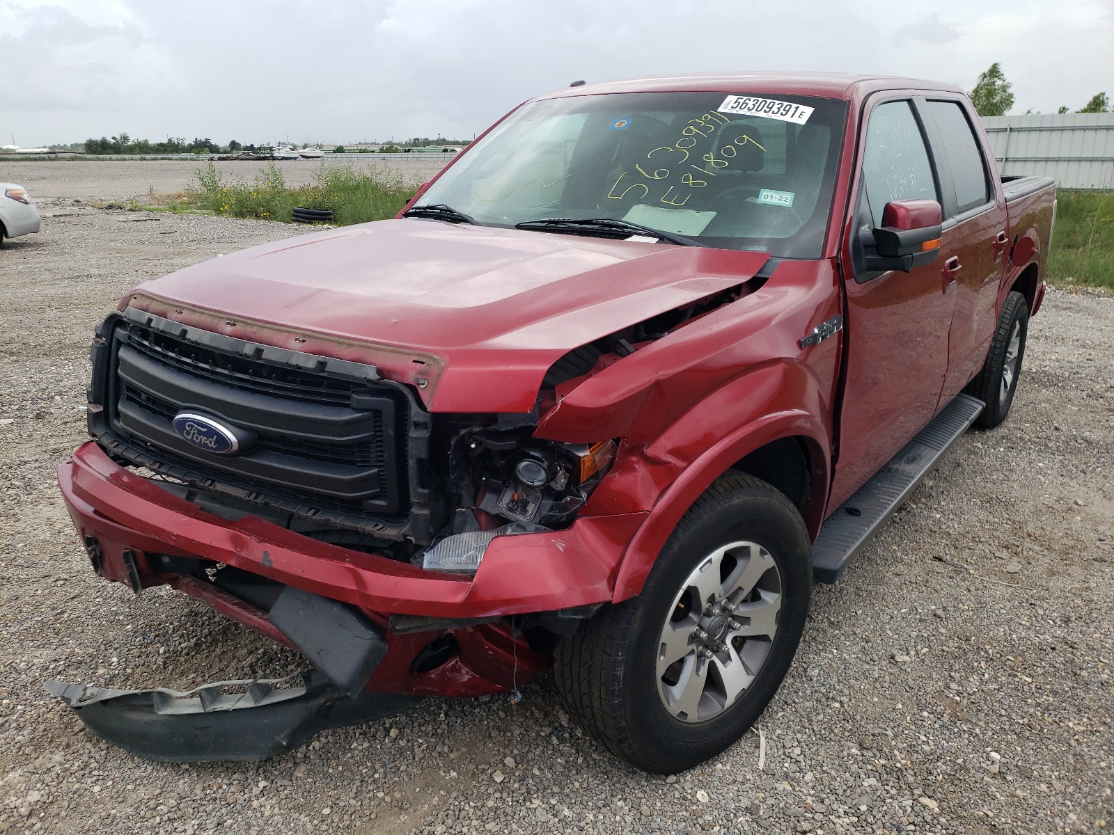 Photo 2 from auction – 2013 FORD F150 with VIN 1FTFW1CF7DKE81809