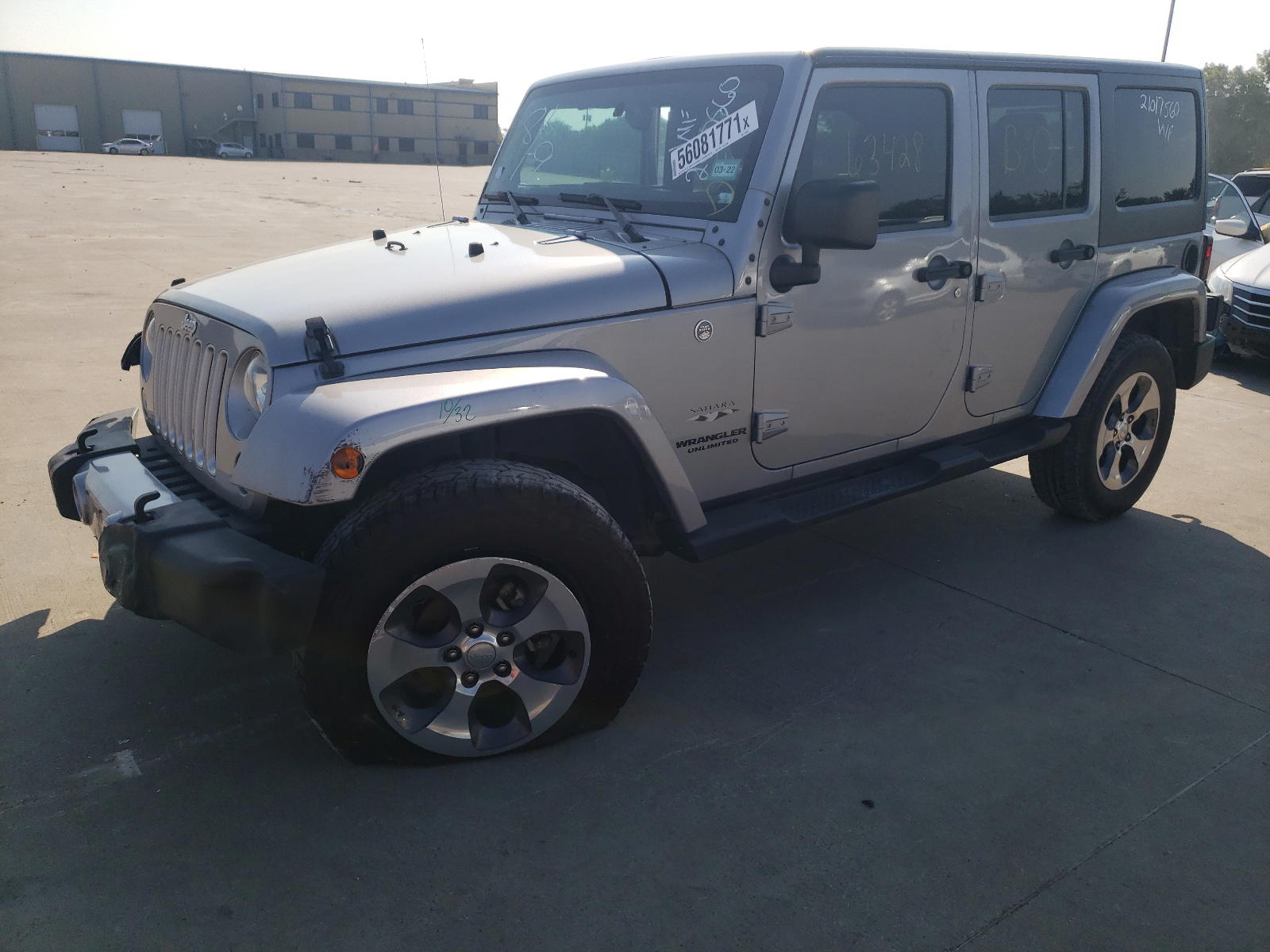 Photo 2 from auction – 2016 JEEP WRANGLER U with VIN 1C4BJWEG3GL122990