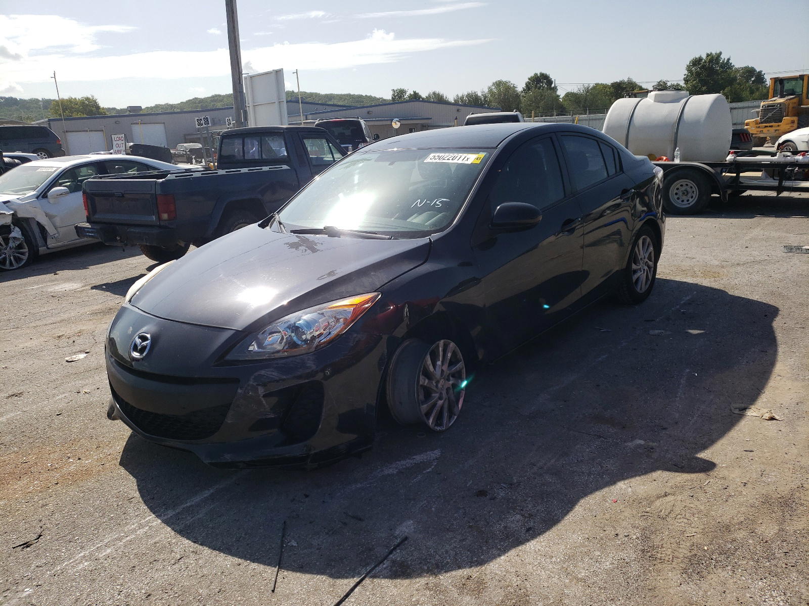 Photo 2 from auction – 2012 MAZDA 3 I with VIN JM1BL1V80C1634489