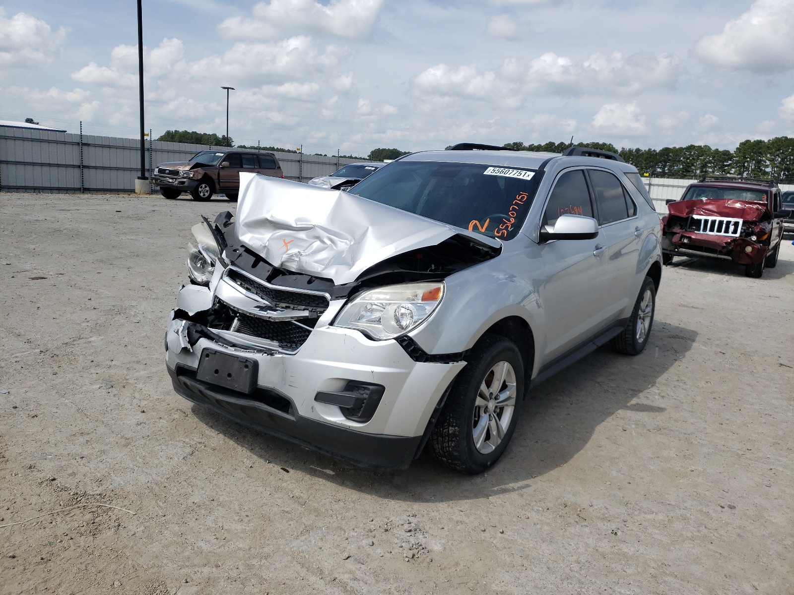 Photo 2 from auction – 2014 CHEVROLET EQUINOX LT with VIN 2GNALBEK6E6323606
