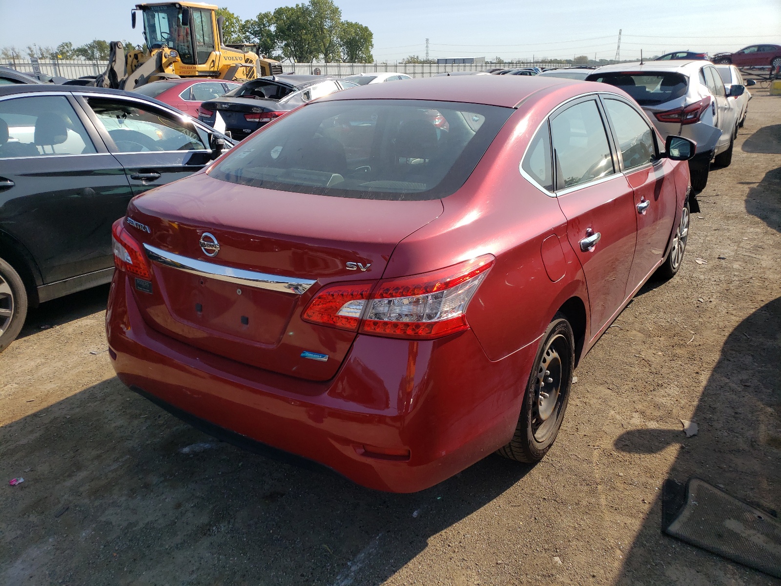 Photo 4 from auction – 2014 NISSAN SENTRA S with VIN 3N1AB7AP4EY243703