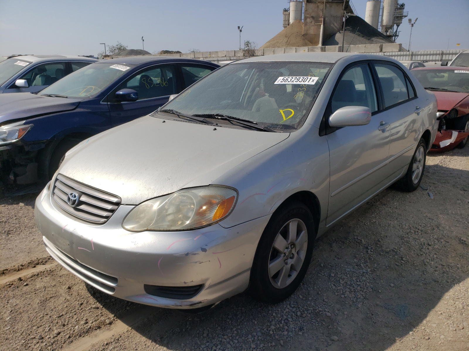 Photo 2 from auction – 2003 TOYOTA COROLLA CE with VIN JTDBR32E130033764