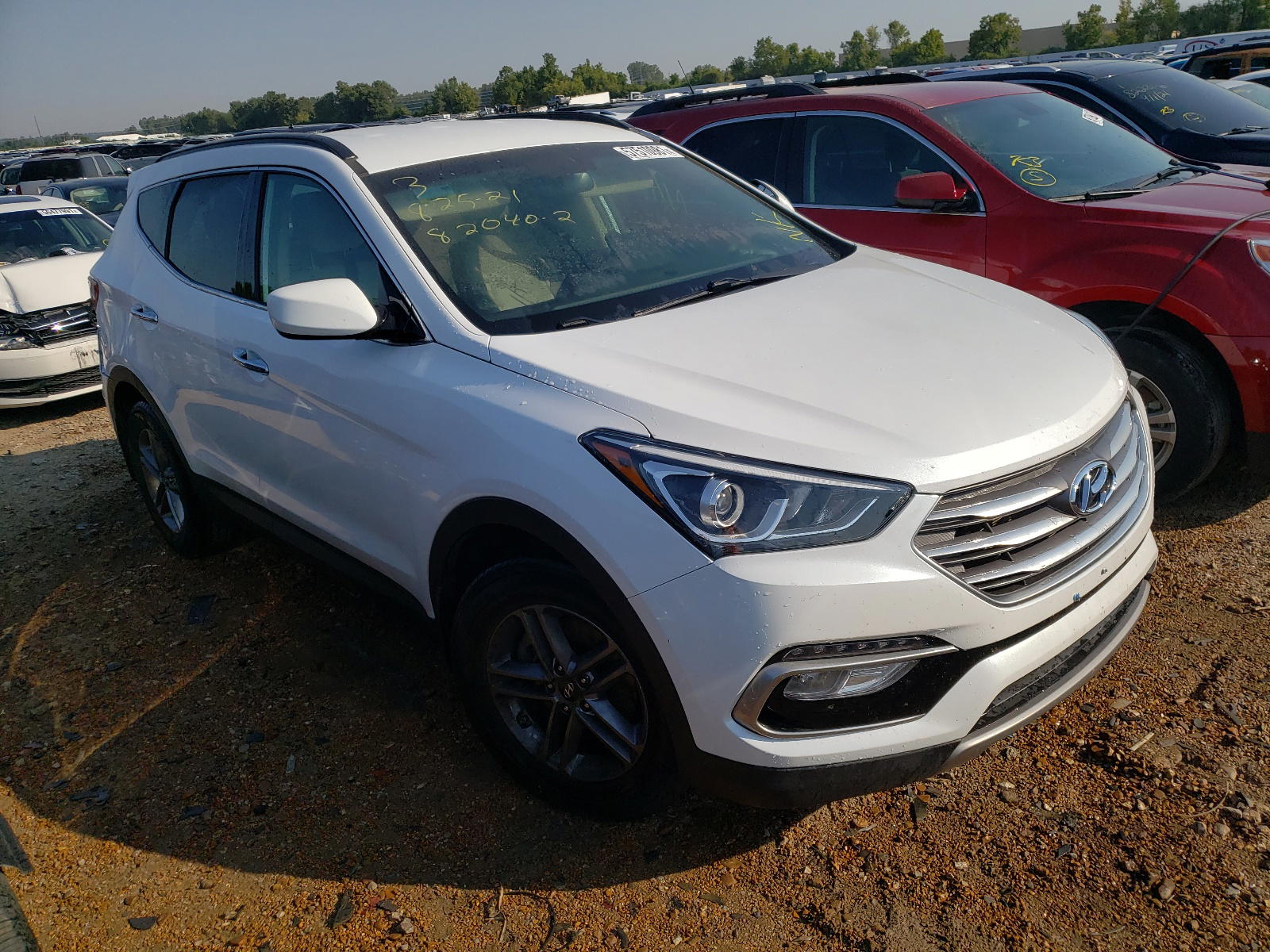 HYUNDAI SANTA FE S 2017 with VIN 5NMZU3LB9HH018969 - Photo from auction