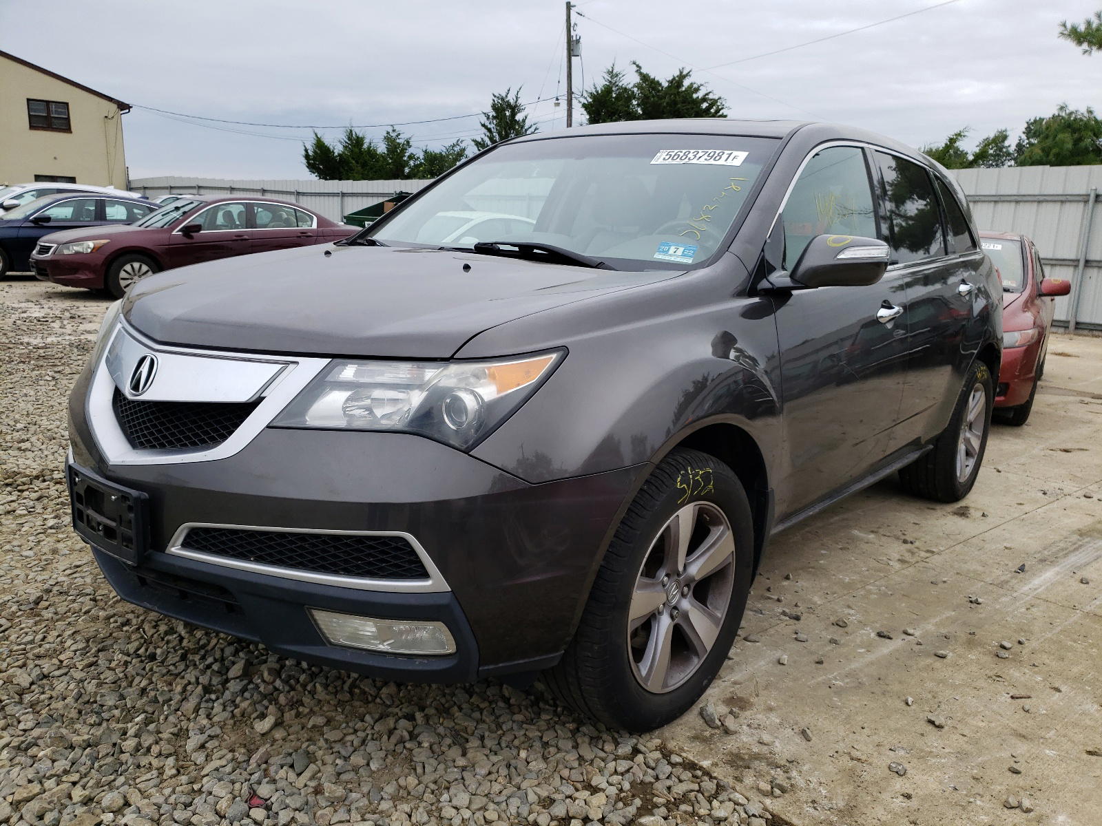 Photo 2 from auction – 2012 ACURA MDX TECHNO with VIN 2HNYD2H32CH512760