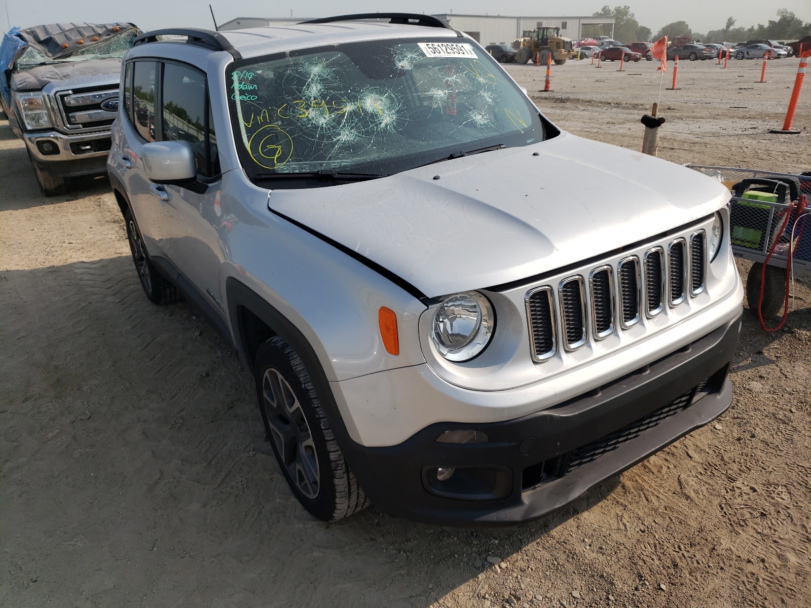 JEEP RENEGADE L 2015 with VIN ZACCJBBT1FPC39511 - Photo from auction
