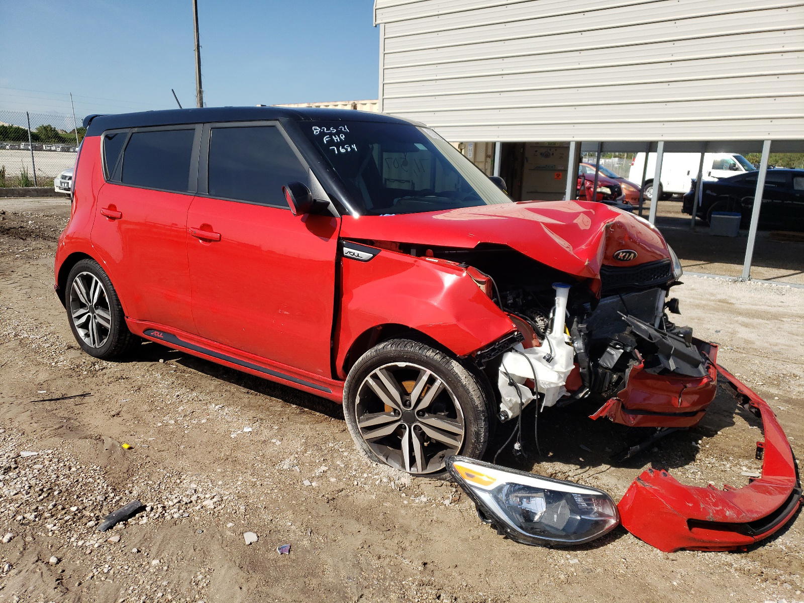KIA SOUL + 2019 with VIN KNDJP3A58K7662320 - Photo from auction