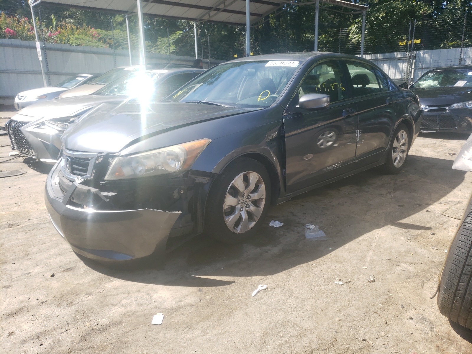 Photo 2 from auction – 2008 HONDA ACCORD EX with VIN JHMCP26738C000835