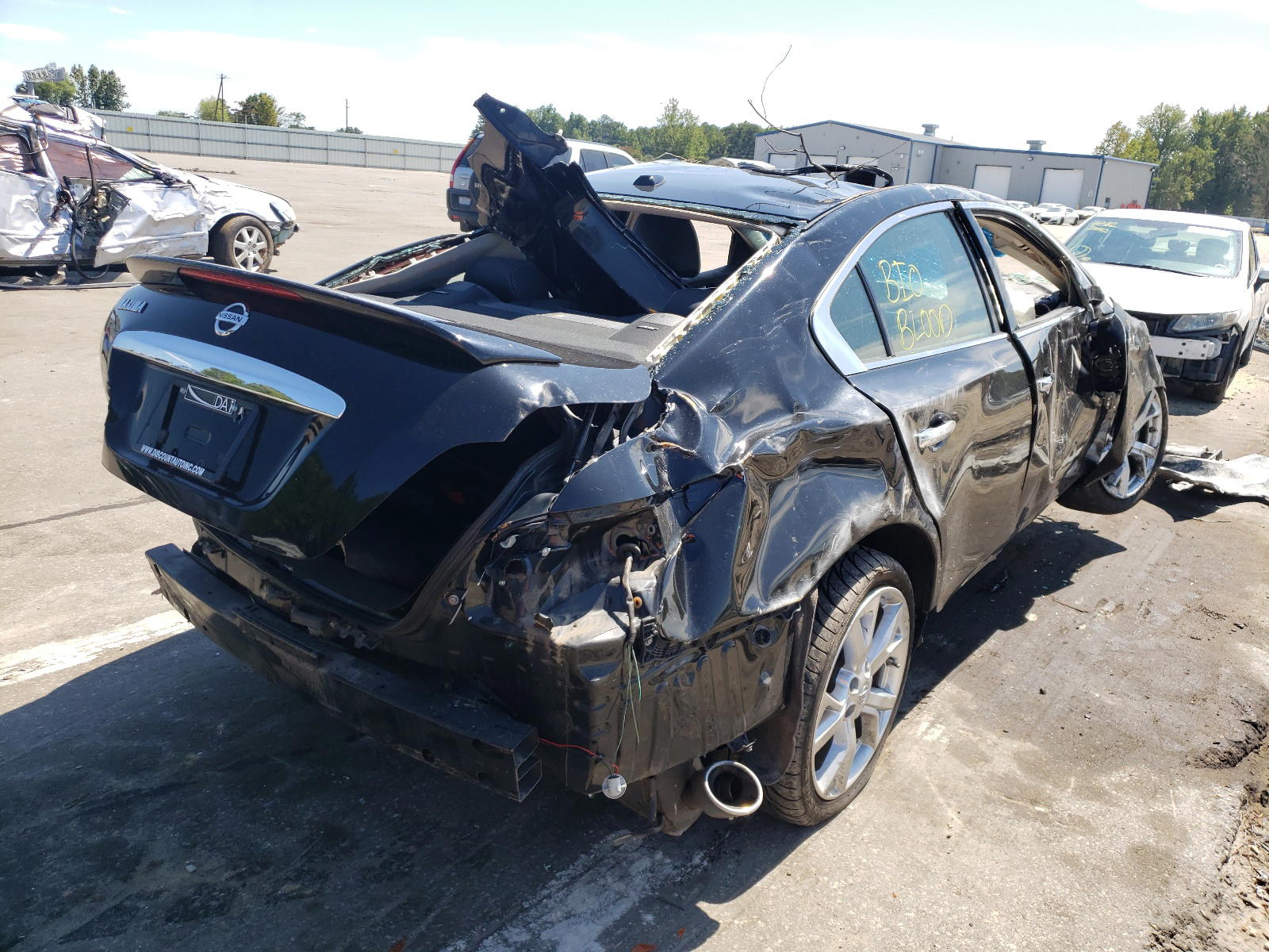 Photo 4 from auction – 2012 NISSAN MAXIMA S with VIN 1N4AA5AP9CC846775