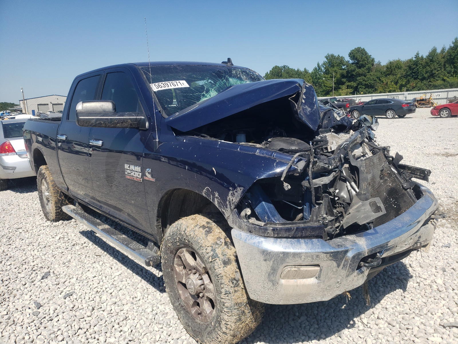 RAM 2500 SLT 2018 with VIN 3C6UR5DL5JG393569 - Photo from auction
