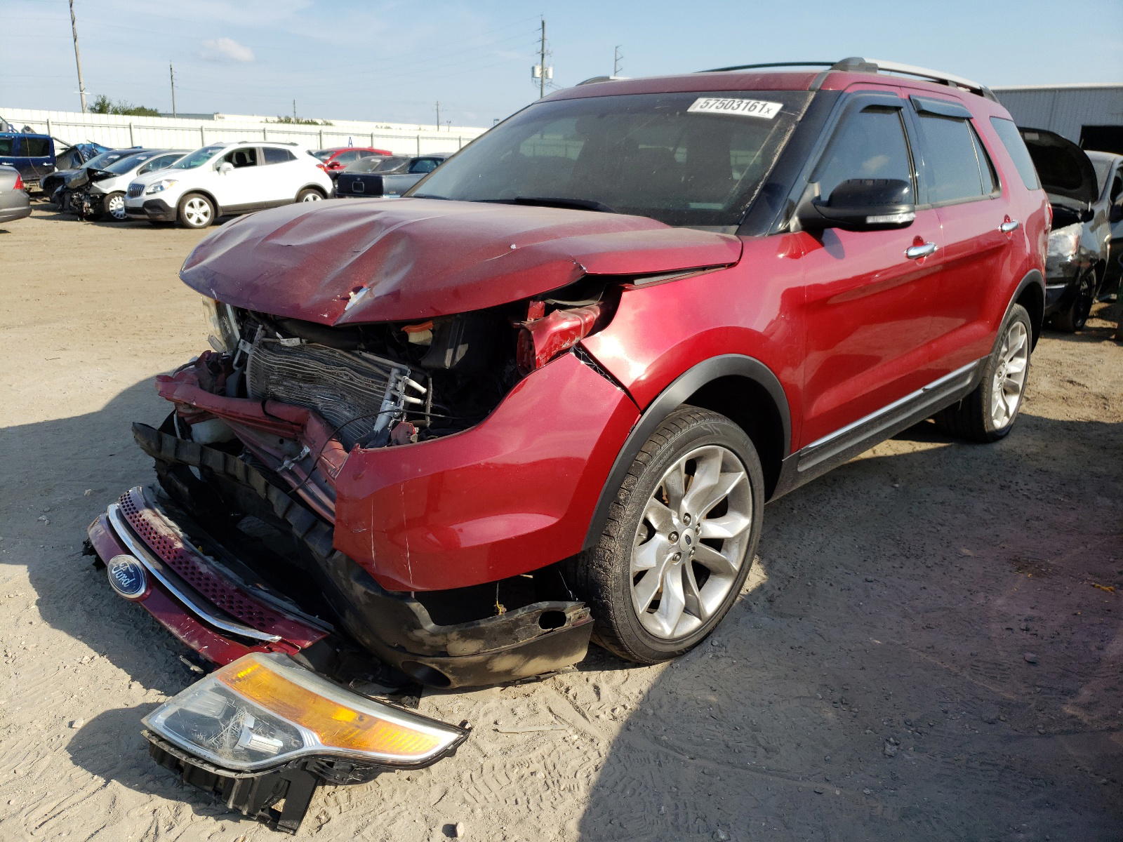 Photo 2 from auction – 2014 FORD EXPLORER X with VIN 1FM5K8D8XEGB32448