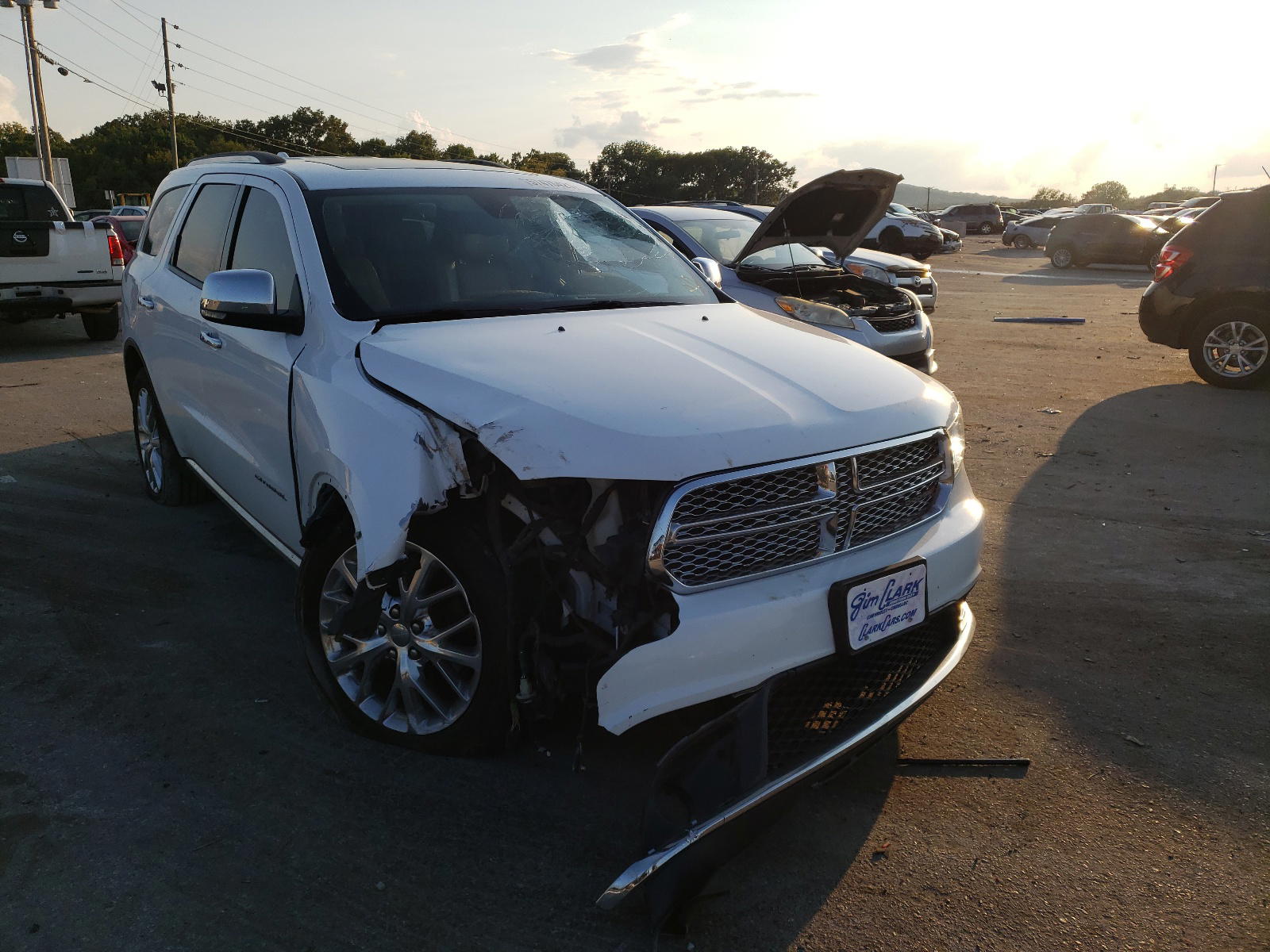 DODGE DURANGO CI 2014 with VIN 1C4RDJEG1EC520933 - Photo from auction