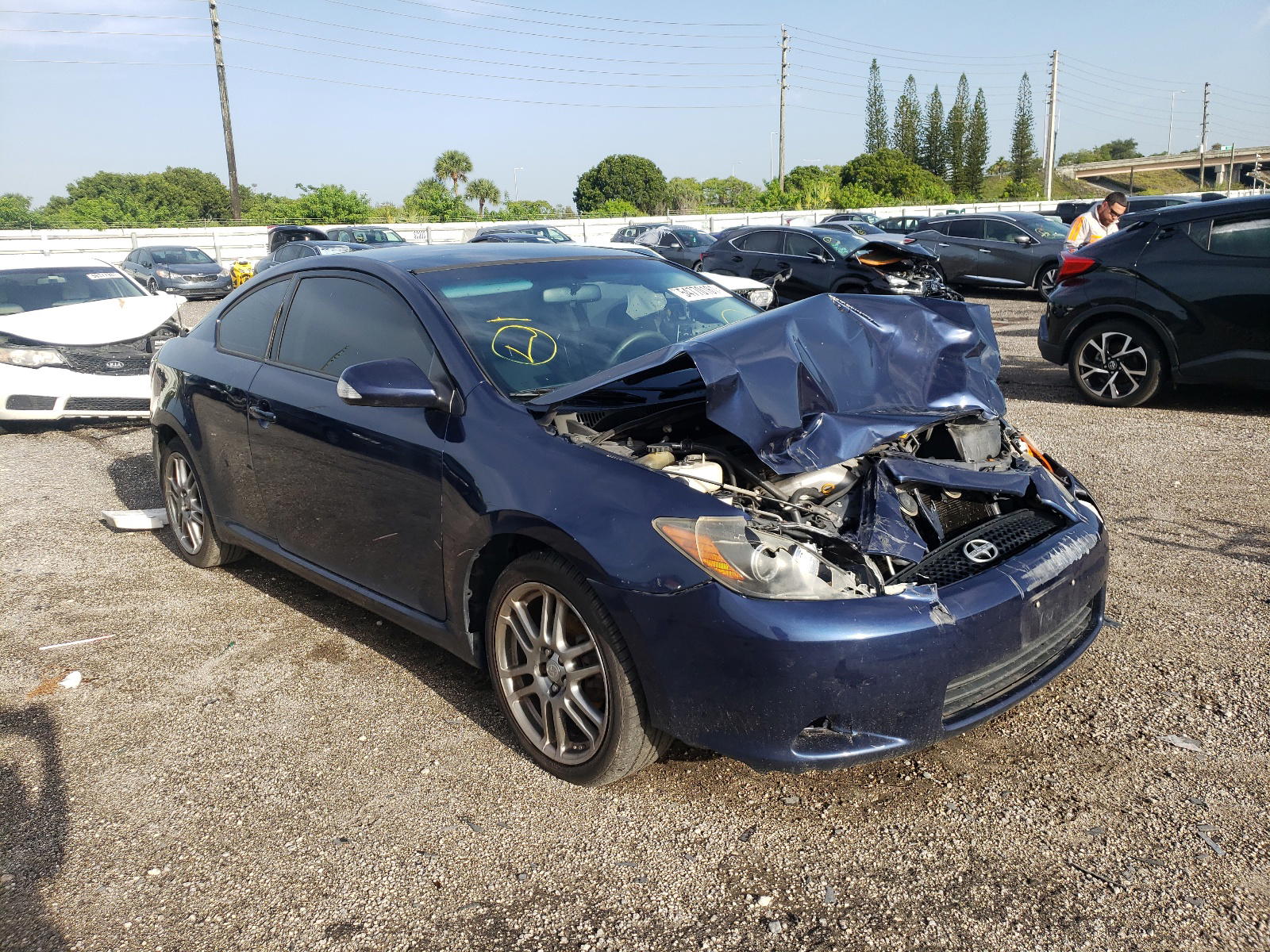 SCION TC 2010 with VIN JTKDE3B72A0321613 - Photo from auction