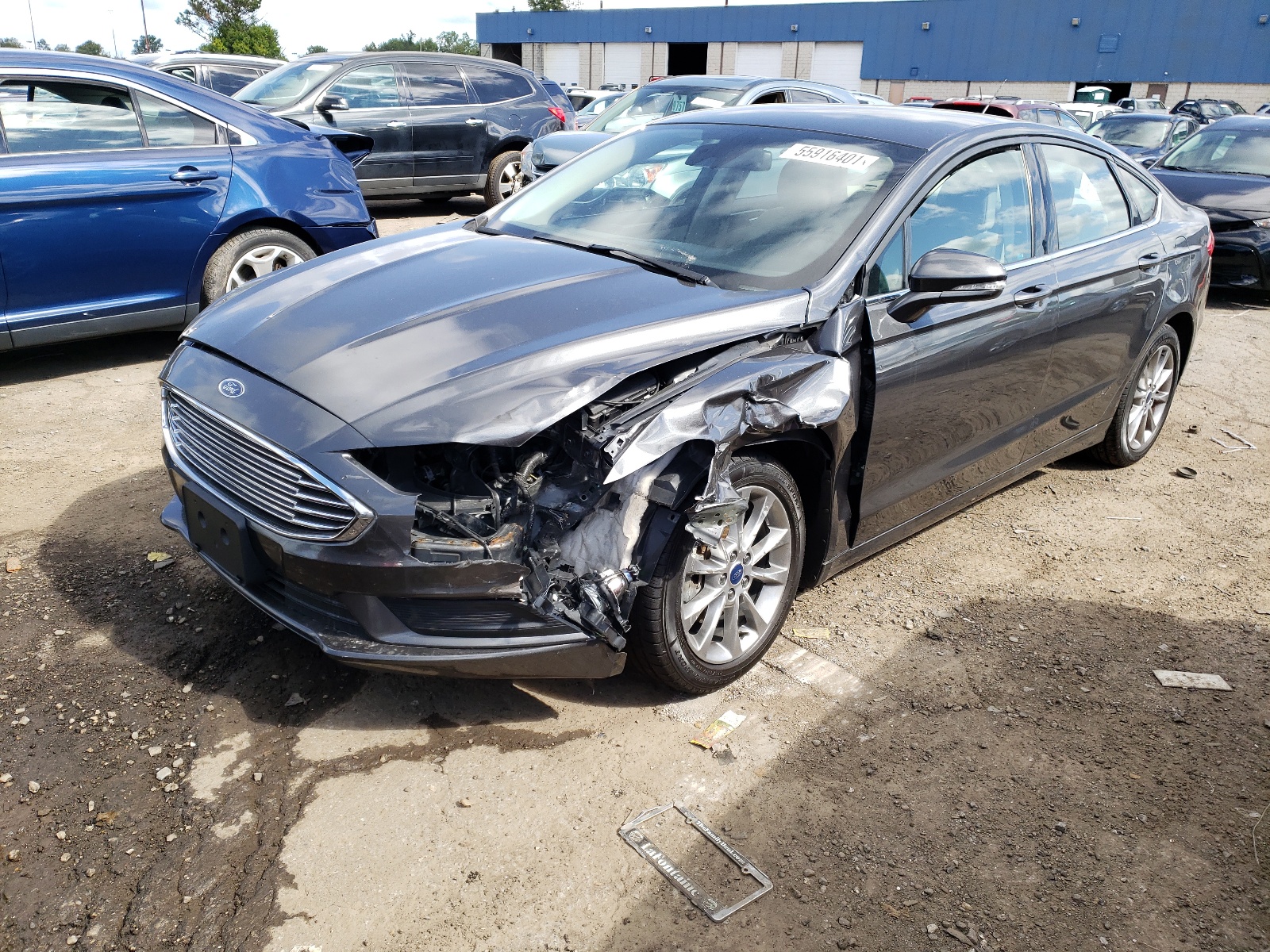 Photo 2 from auction – 2017 FORD FUSION SE with VIN 3FA6P0H71HR370320