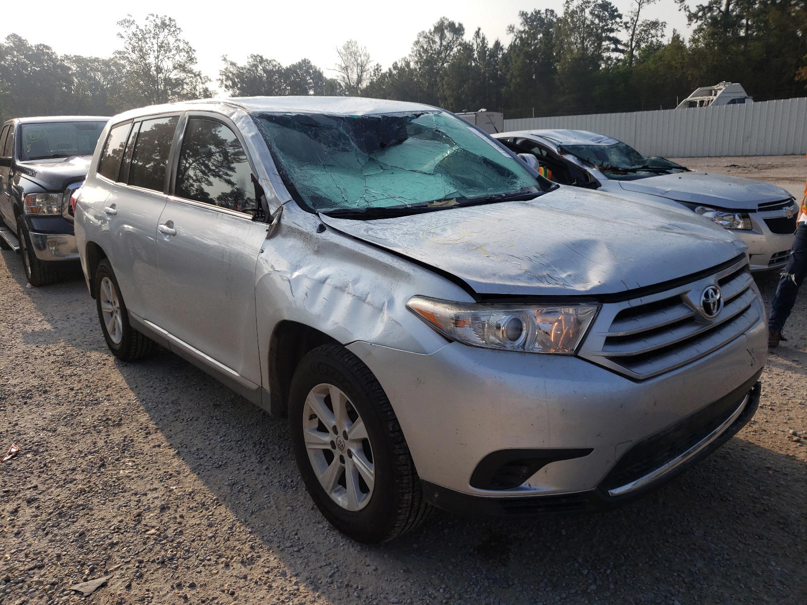 TOYOTA HIGHLANDER 2012 with VIN 5TDZA3EH1CS022031 - Photo from auction