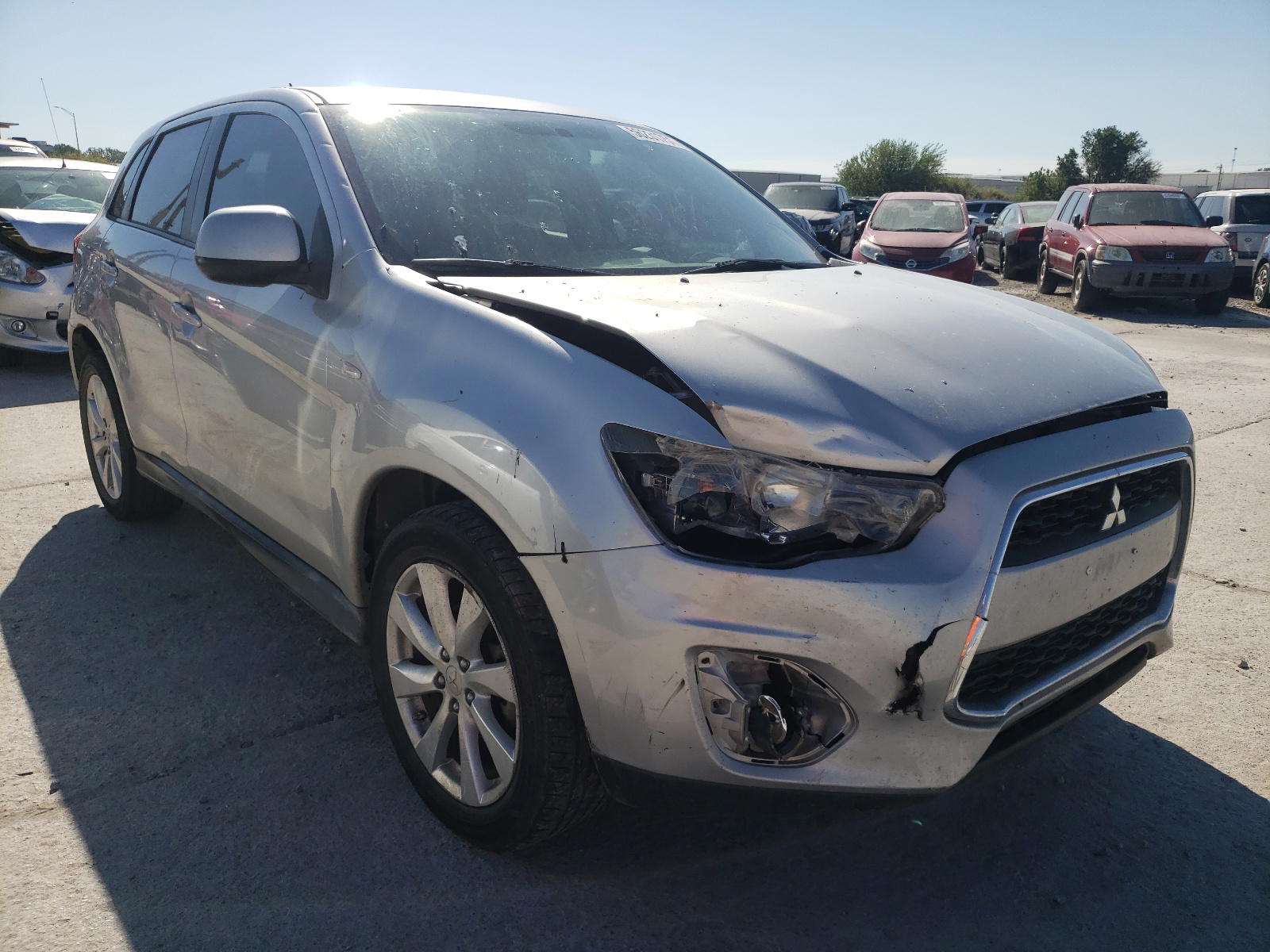 MITSUBISHI OUTLANDER 2014 with VIN 4A4AP3AU9EE018230 - Photo from auction