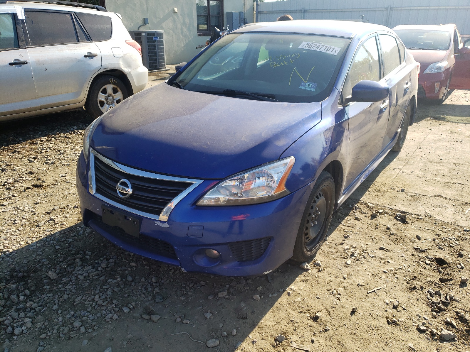 Photo 2 from auction – 2013 NISSAN SENTRA S with VIN 3N1AB7AP8DL683435