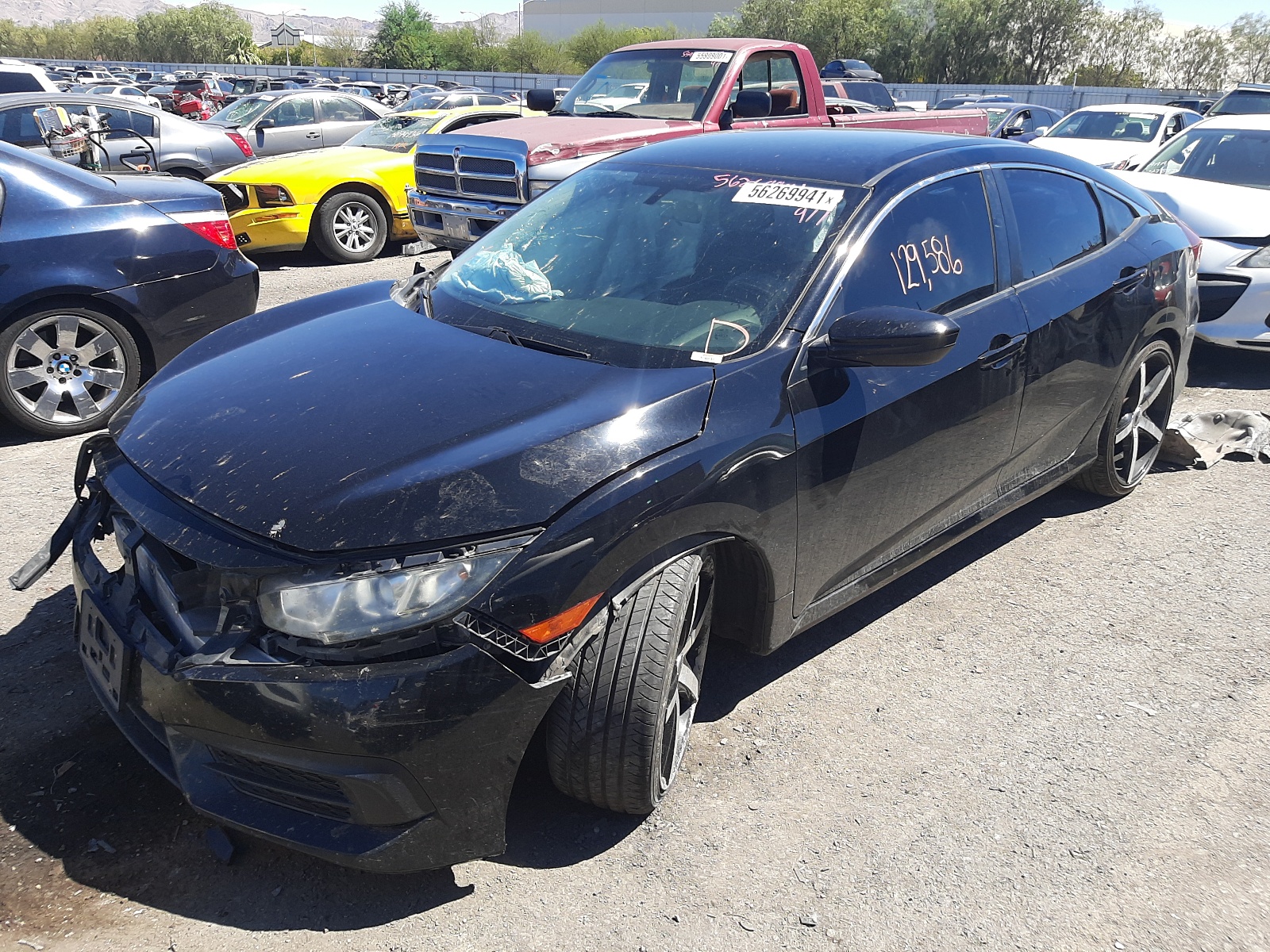 Photo 2 from auction – 2016 HONDA CIVIC LX with VIN 2HGFC2F5XGH543069