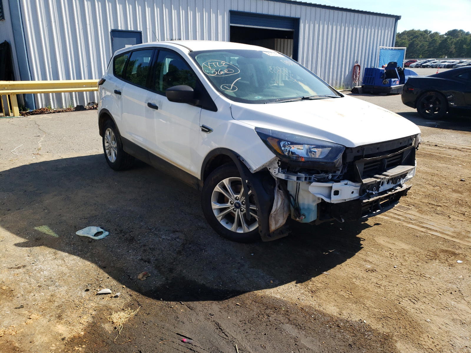 FORD ESCAPE S 2018 with VIN 1FMCU0F79JUB83233 - Photo from auction