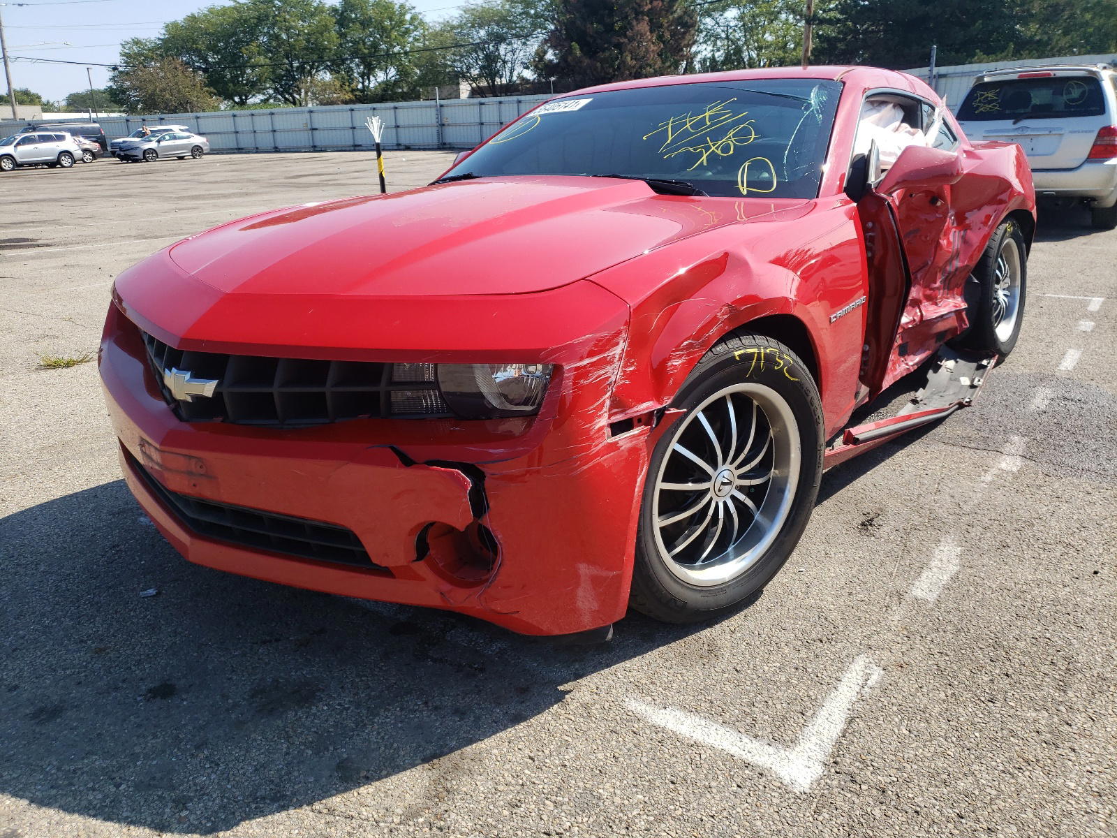 Photo 2 from auction – 2012 CHEVROLET CAMARO LS with VIN 2G1FE1E35C9207054