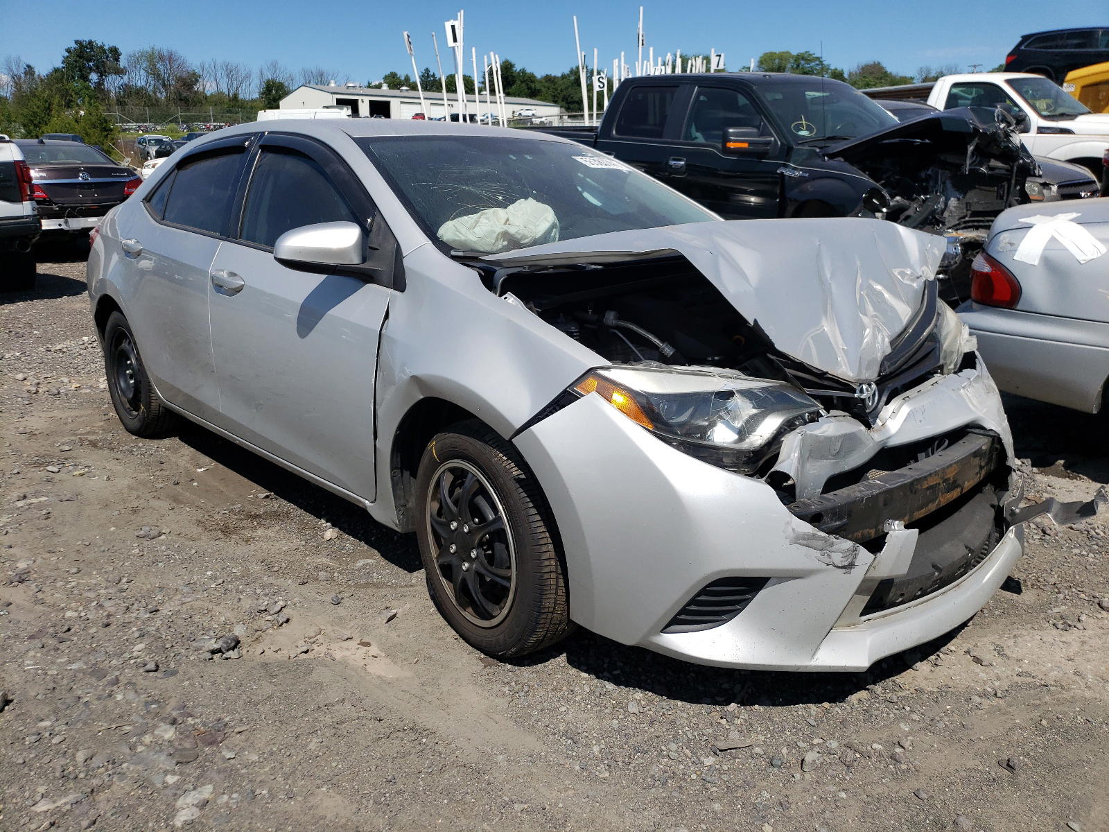 TOYOTA COROLLA L 2014 with VIN 5YFBURHEXEP082687 - Photo from auction