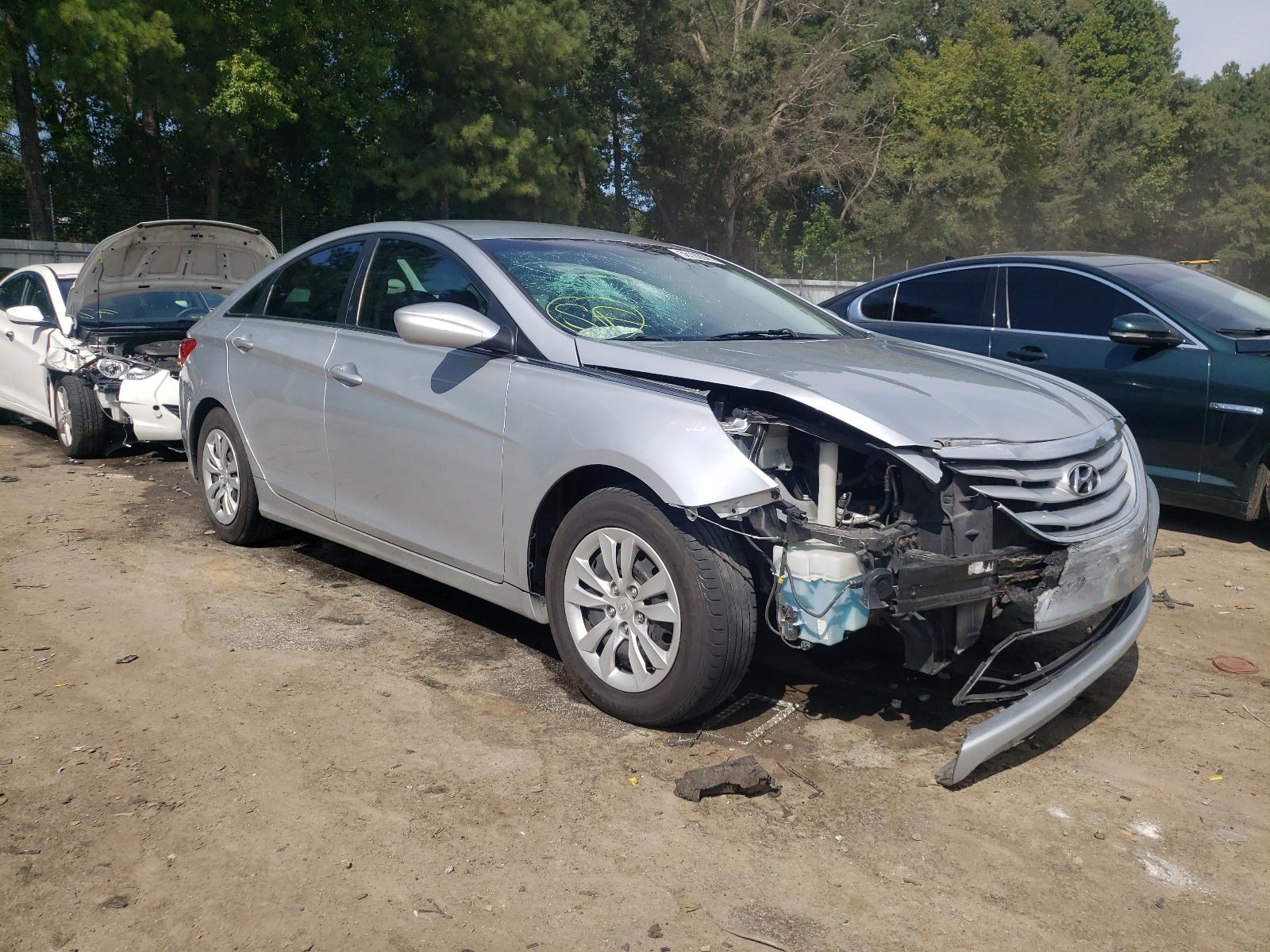 HYUNDAI SONATA GLS 2012 with VIN 5NPEB4AC3CH499822 - Photo from auction