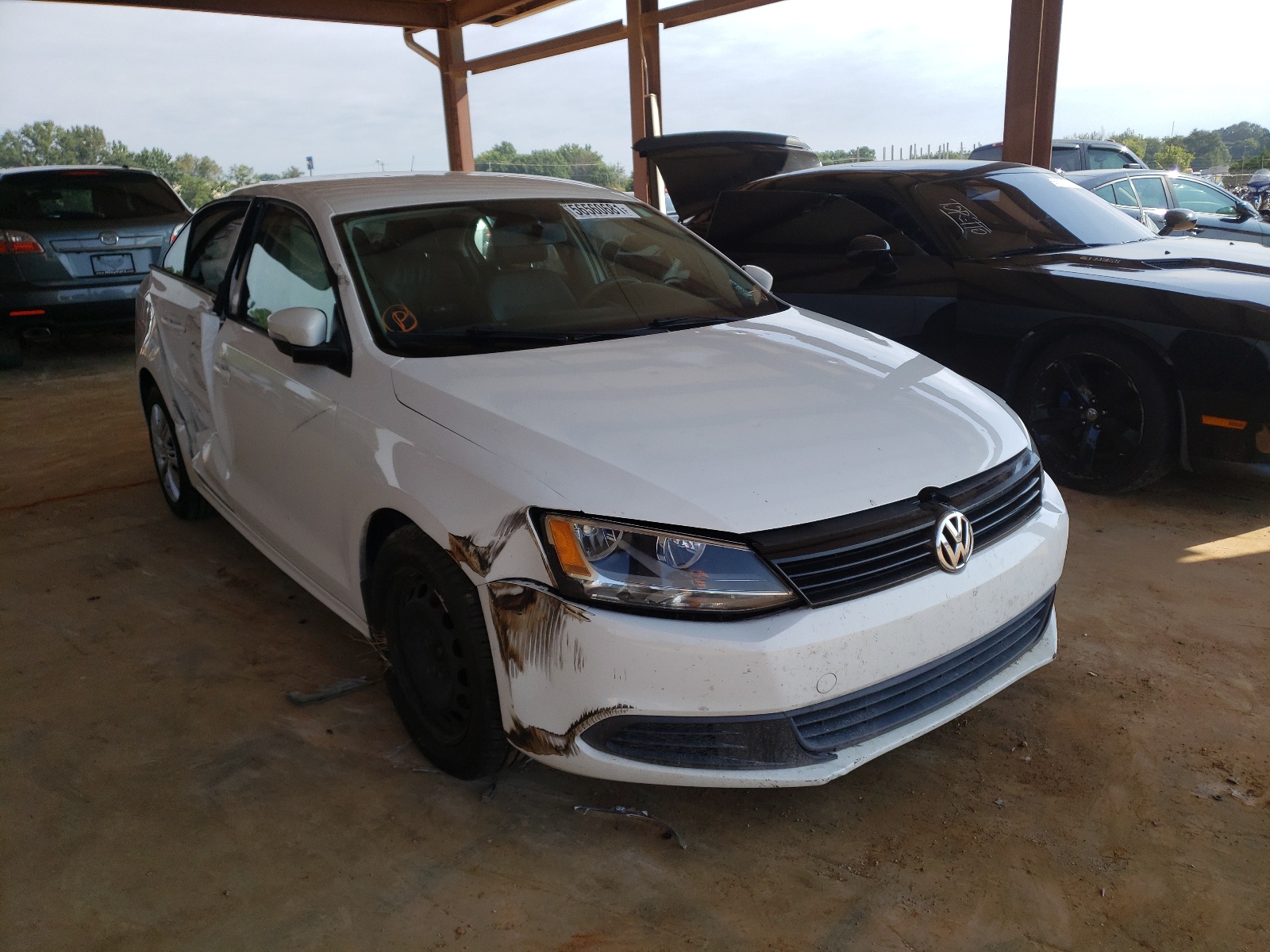 VOLKSWAGEN JETTA SE 2012 with VIN 3VWDP7AJ5CM332902 - Photo from auction