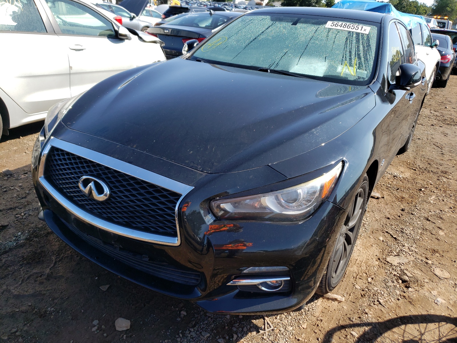Photo 2 from auction – 2014 INFINITI Q50 BASE with VIN JN1BV7AR9EM695968