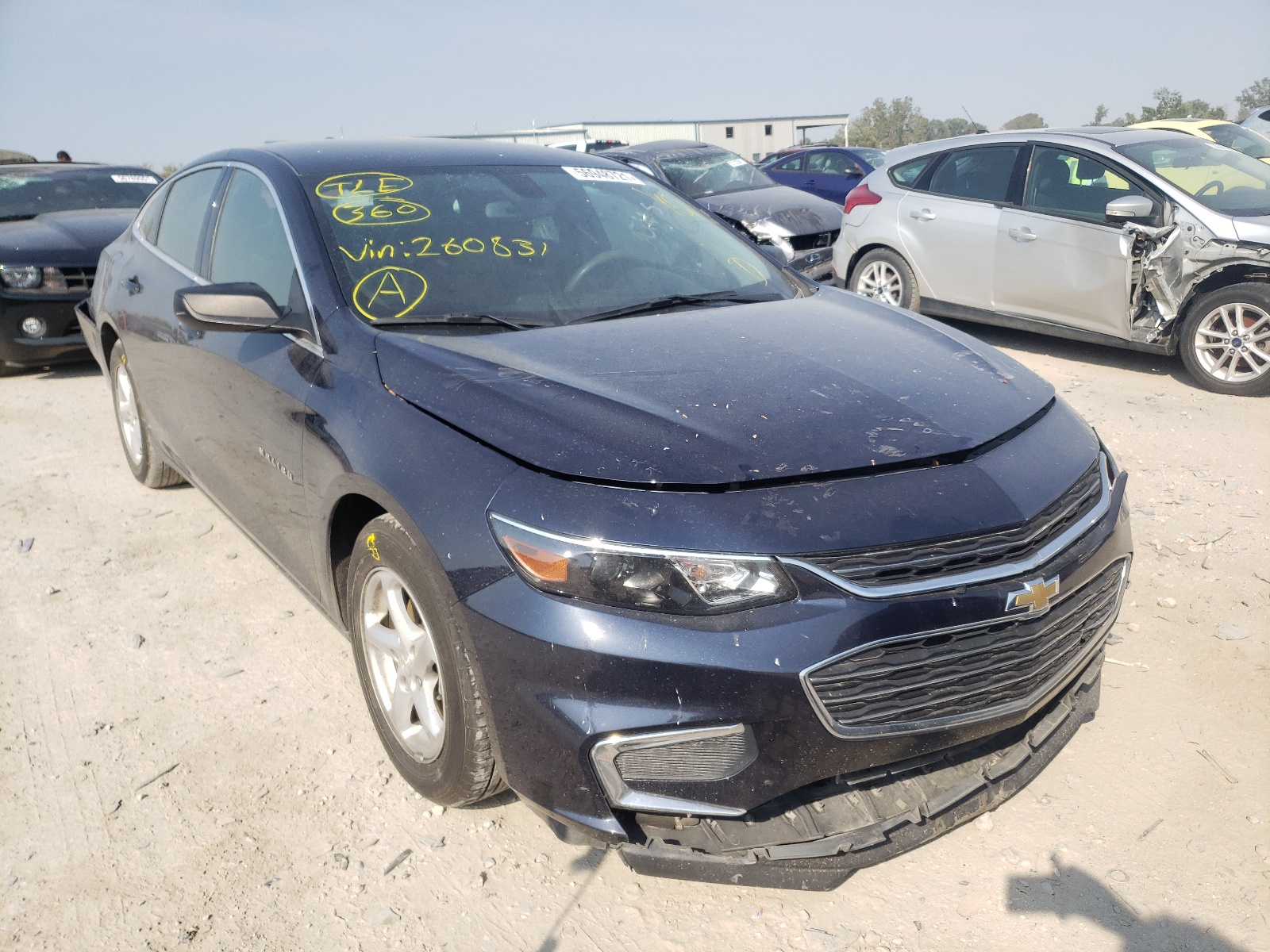 CHEVROLET MALIBU LS 2017 with VIN 1G1ZB5ST4HF260831 - Photo from auction