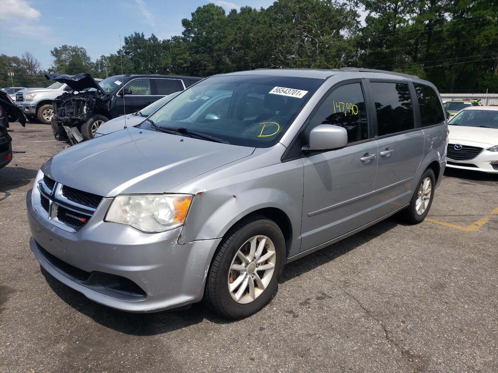 Photo 2 from auction – 2014 DODGE GRAND CARA with VIN 2C4RDGCG7ER289131