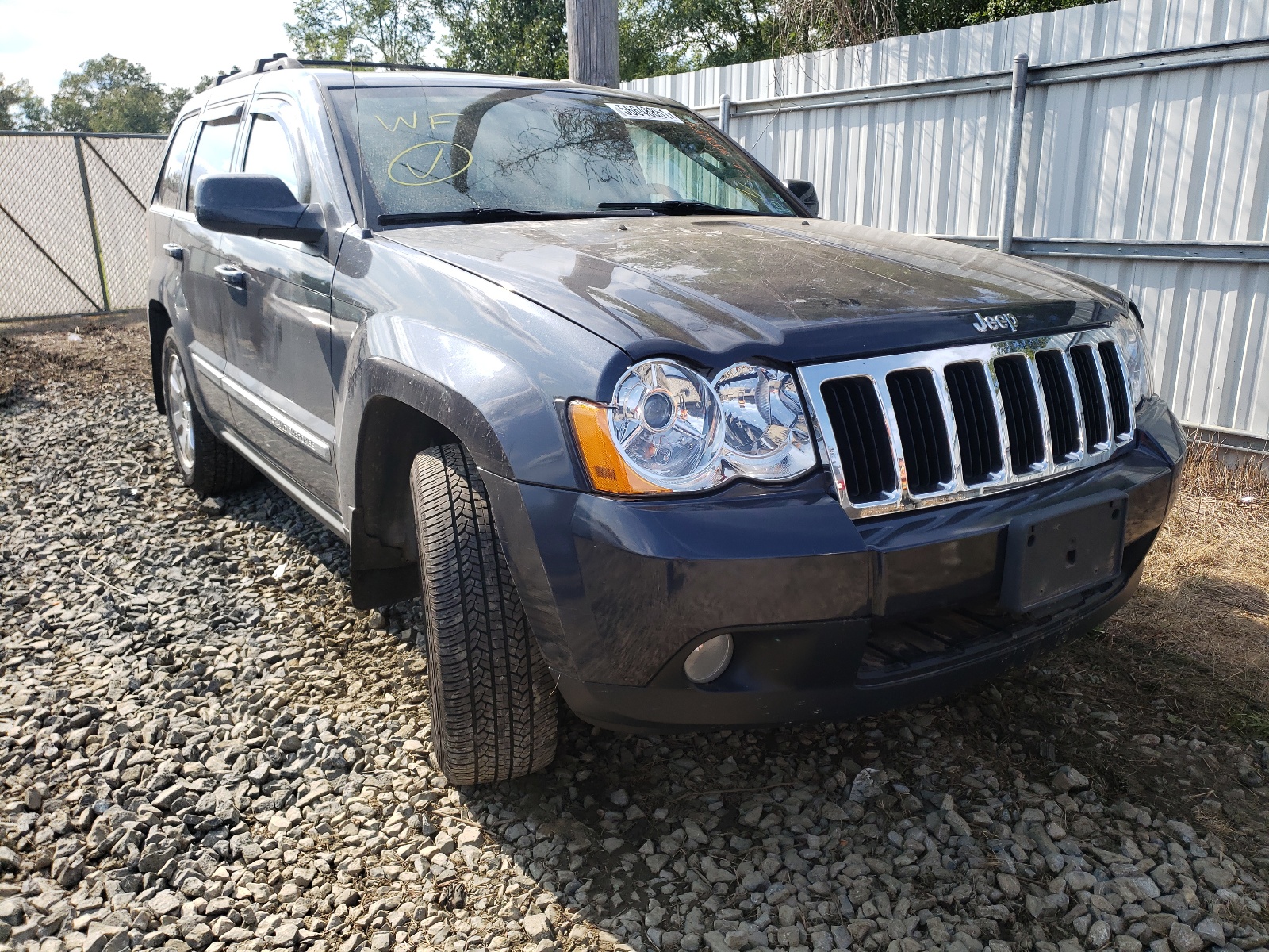 JEEP GRAND CHER 2008 with VIN 1J8HR58258C225352 - Photo from auction