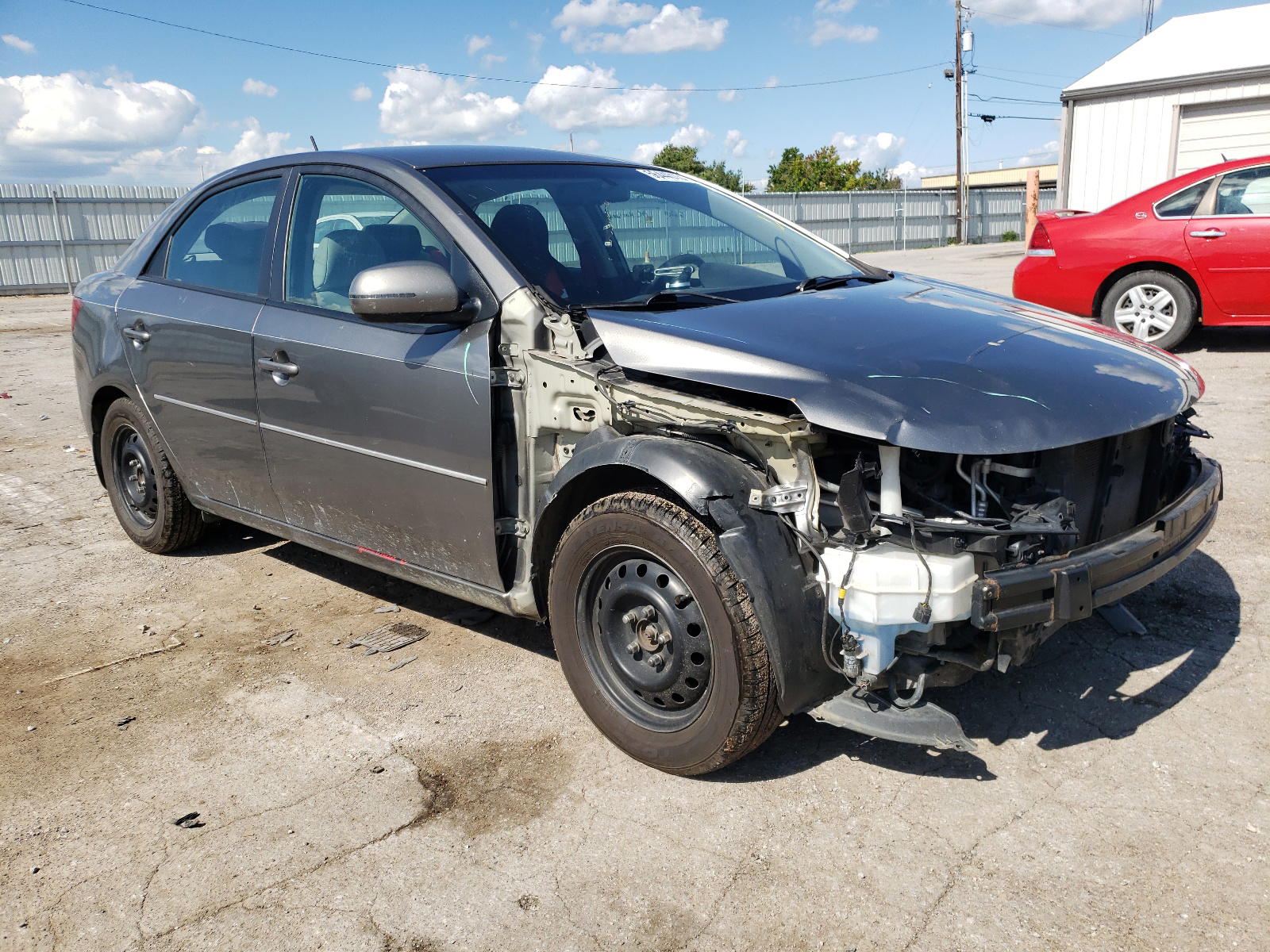KIA FORTE EX 2013 with VIN KNAFU4A29D5645578 - Photo from auction