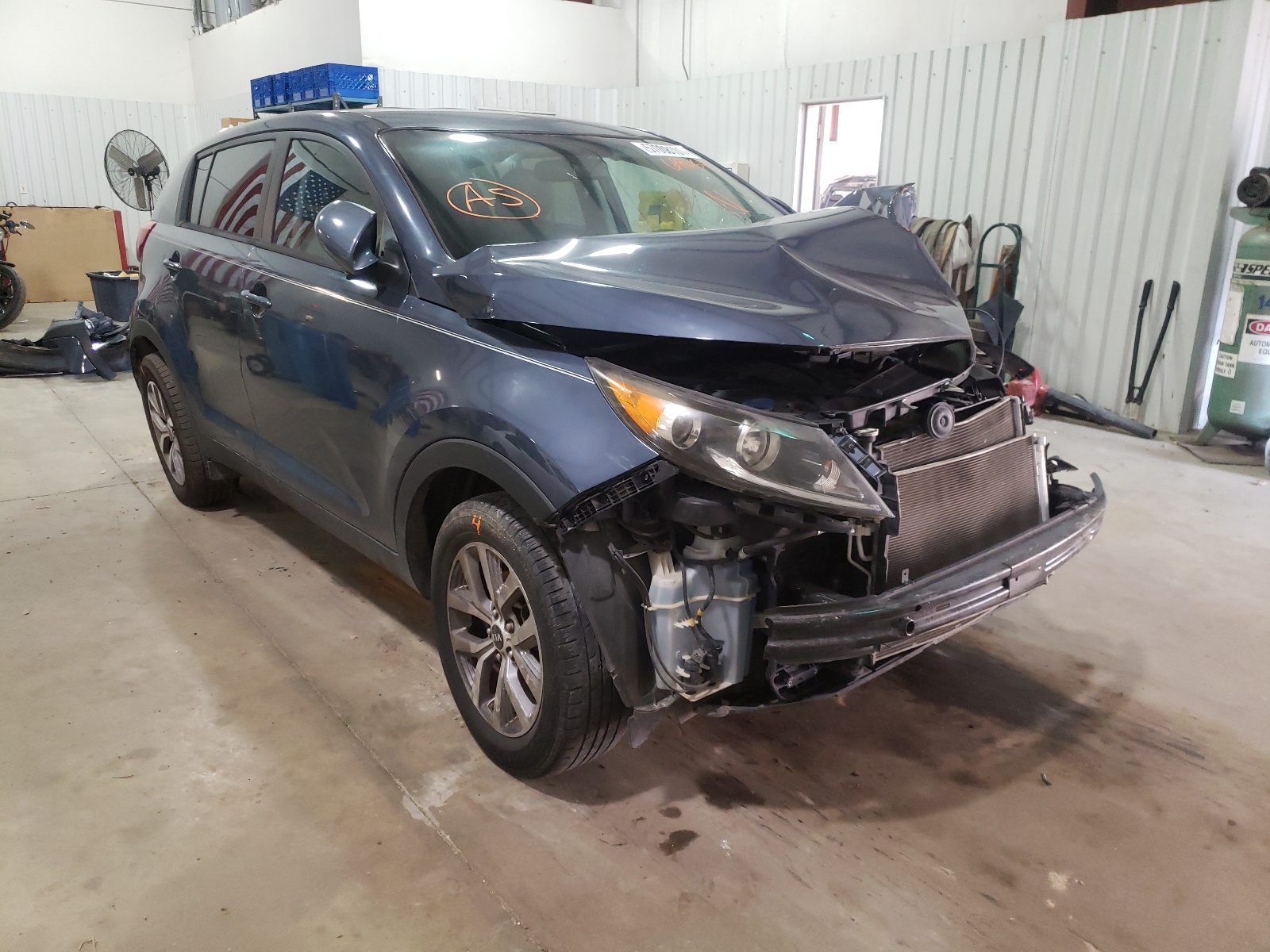 KIA SPORTAGE L 2015 with VIN KNDPB3AC9F7699454 - Photo from auction