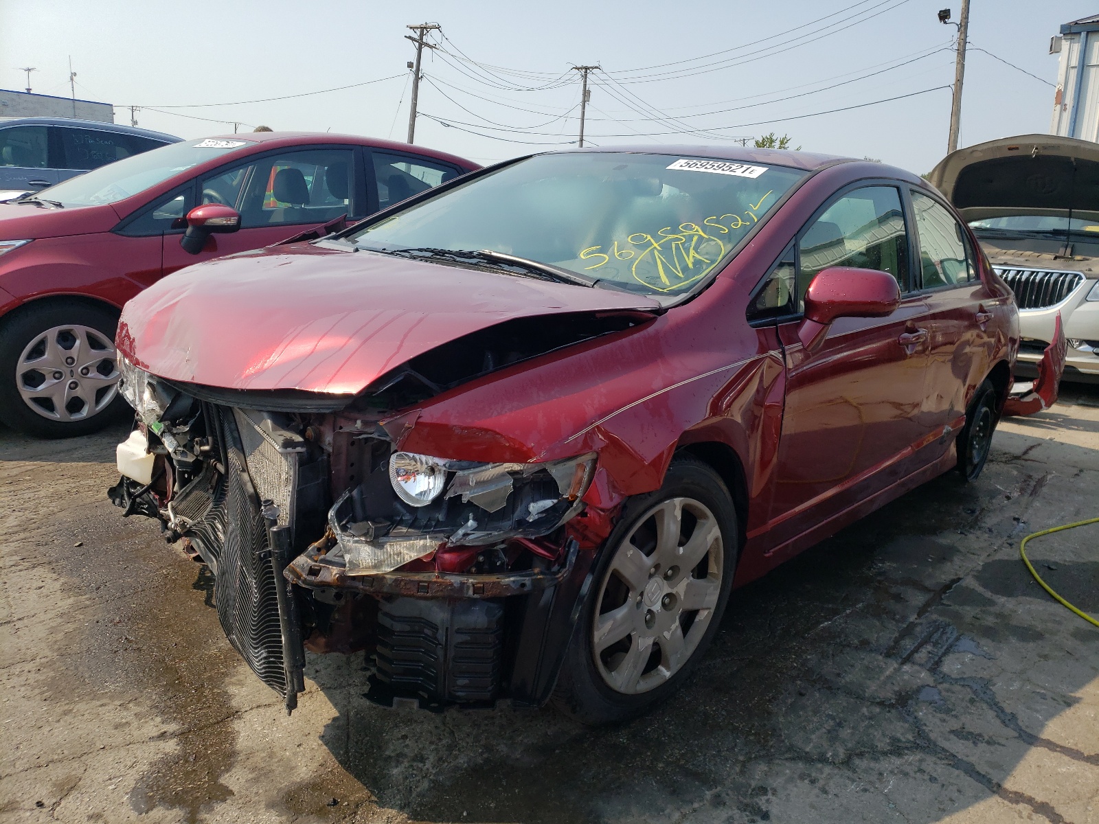 Photo 2 from auction – 2006 HONDA CIVIC LX with VIN 1HGFA16536L024236