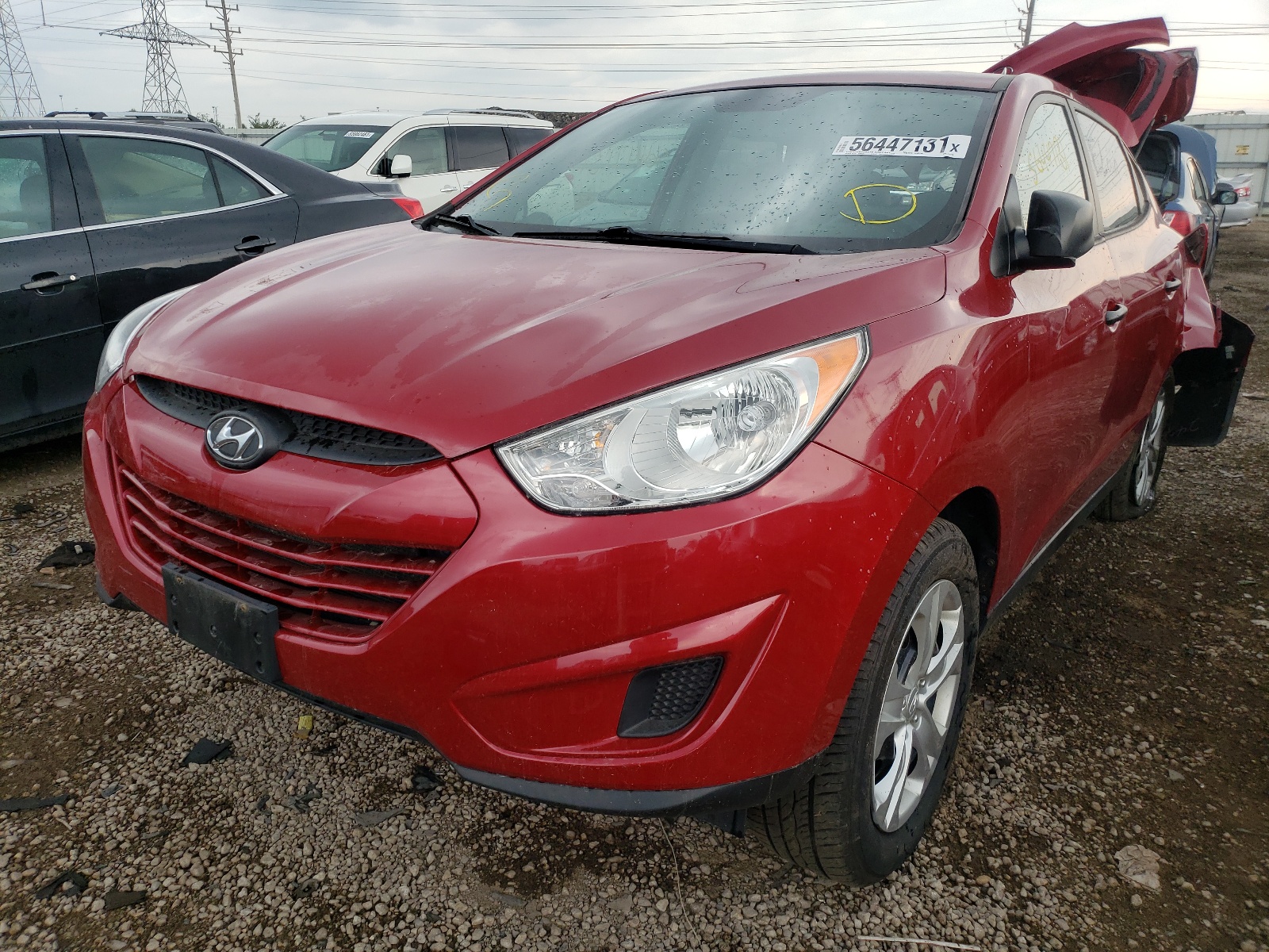 Photo 2 from auction – 2013 HYUNDAI TUCSON GL with VIN KM8JT3AB2DU712419