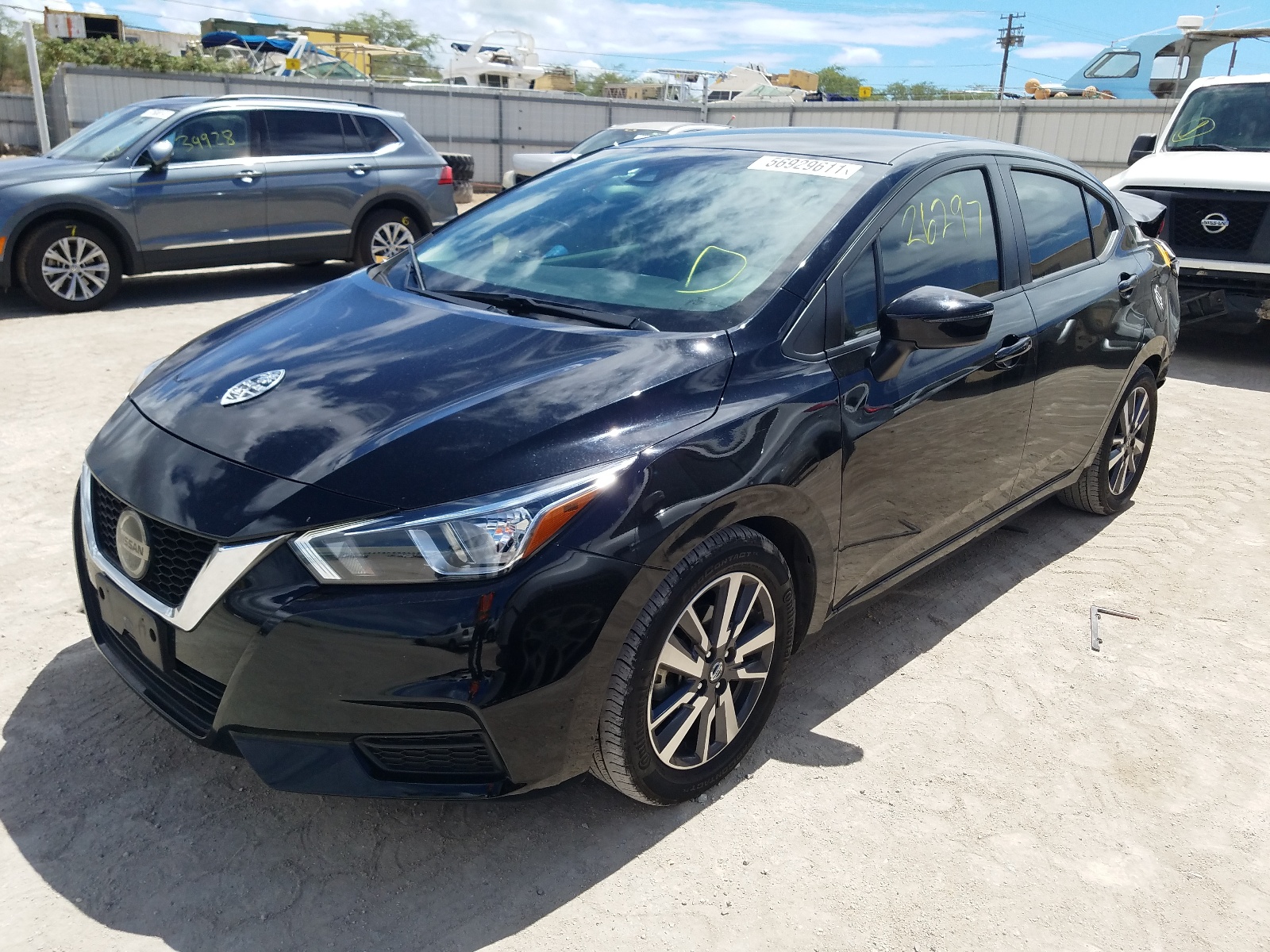 Photo 2 from auction – 2020 NISSAN VERSA S/SV with VIN 3N1CN8EV9LL808228