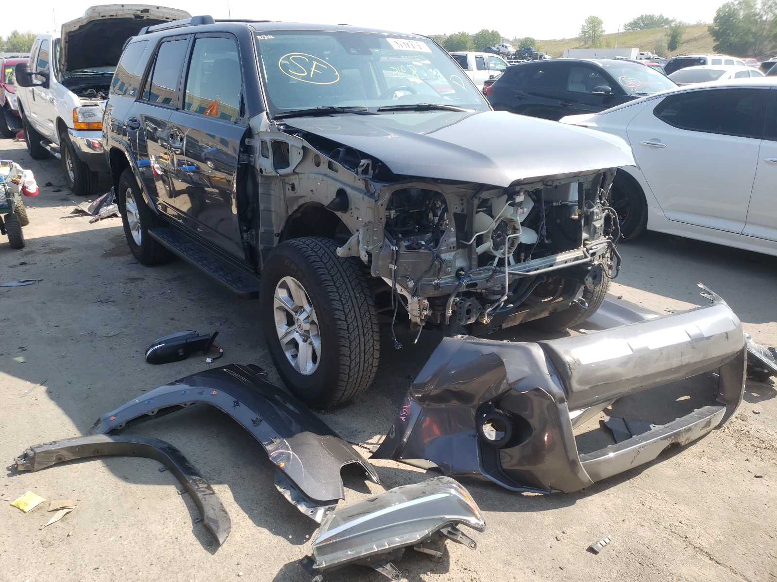 TOYOTA 4RUNNER SR 2020 with VIN JTEBU5JR7L5751350 - Photo from auction