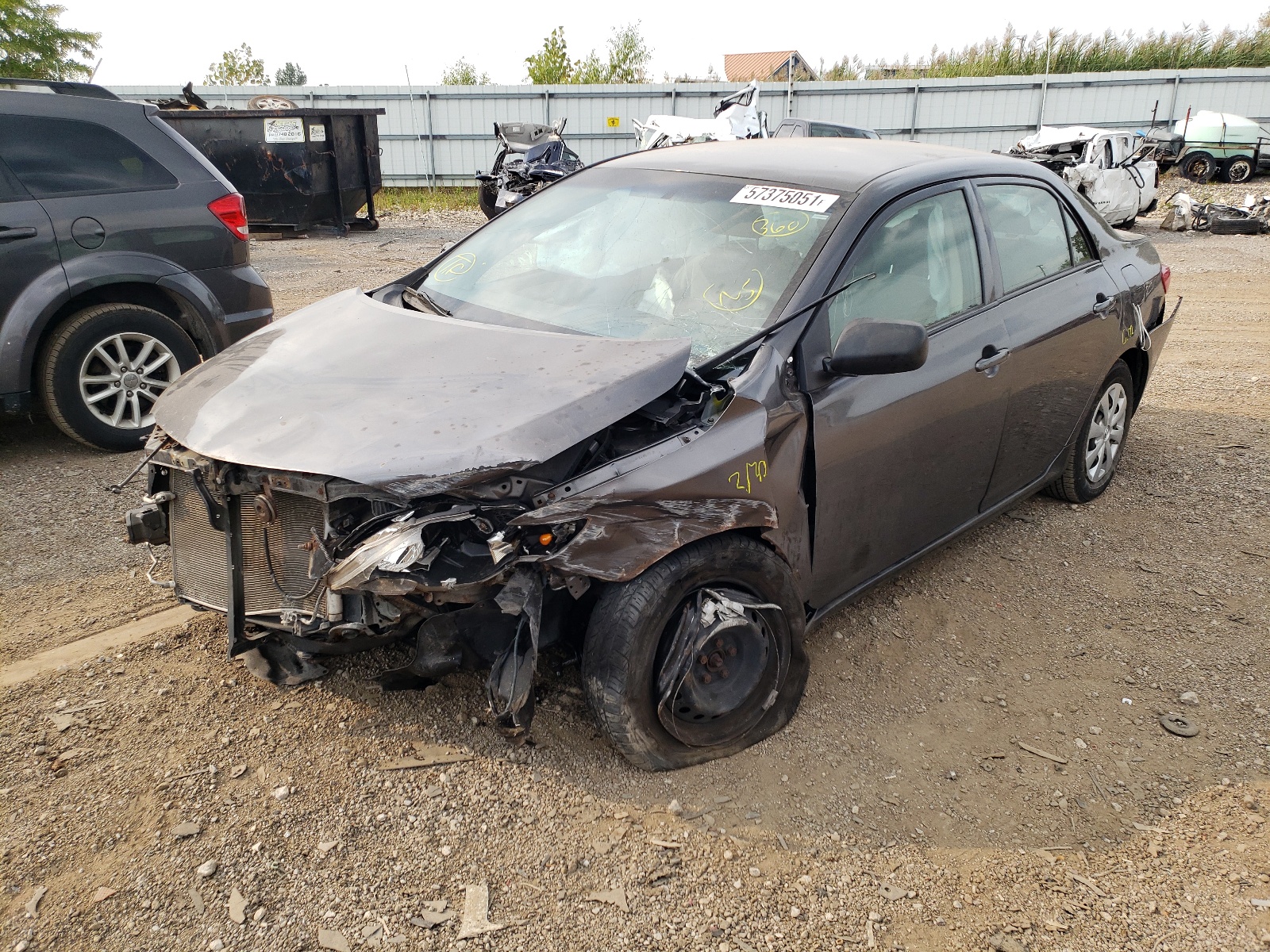 Photo 2 from auction – 2010 TOYOTA COROLLA BA with VIN JTDBU4EE6AJ083700