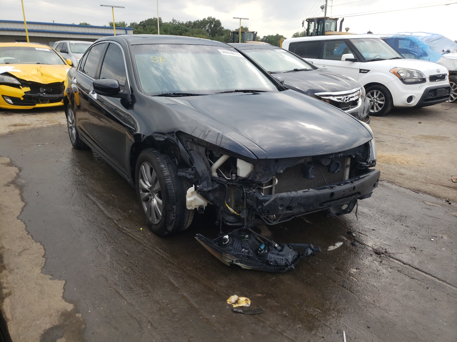 HONDA ACCORD EXL 2012 with VIN 1HGCP3F86CA038842 - Photo from auction