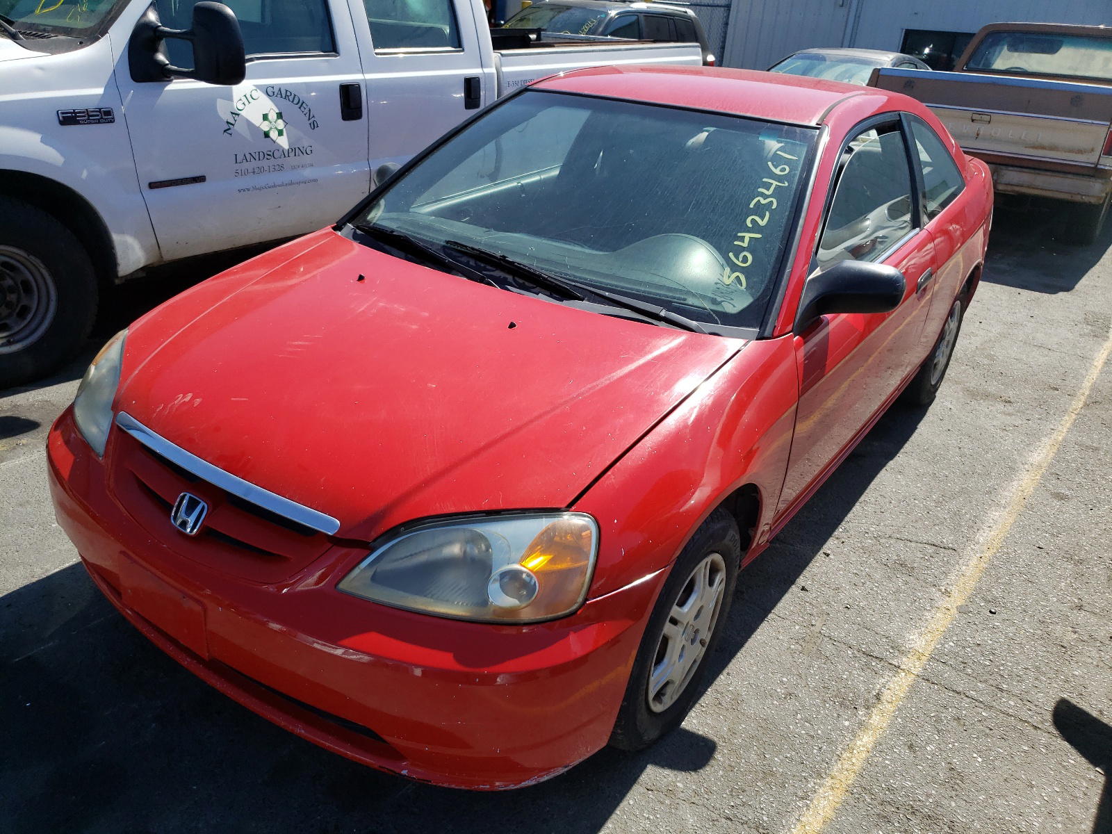 Photo 2 from auction – 2002 HONDA CIVIC with VIN 1HGEM22232L061866