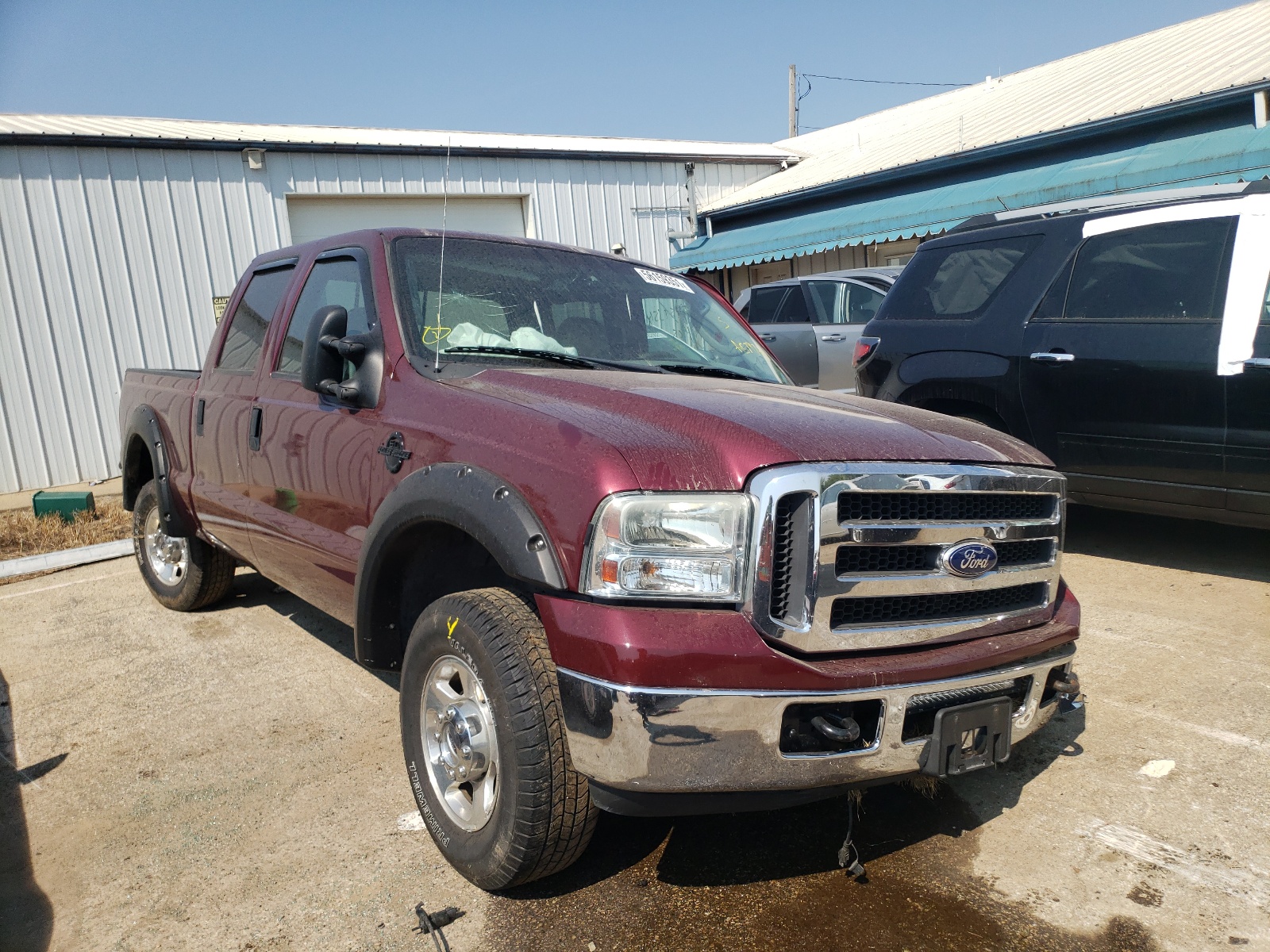 FORD F250 SUPER 2005 with VIN 1FTSW20P05EA57972 - Photo from auction